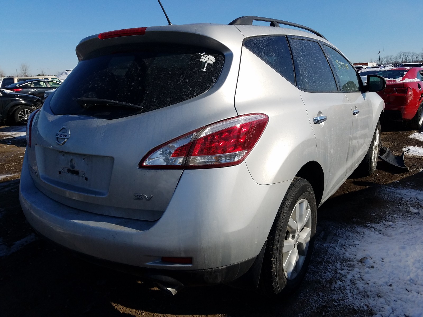 Photo 3 VIN: JN8AZ1MU4EW421872 - NISSAN MURANO S 