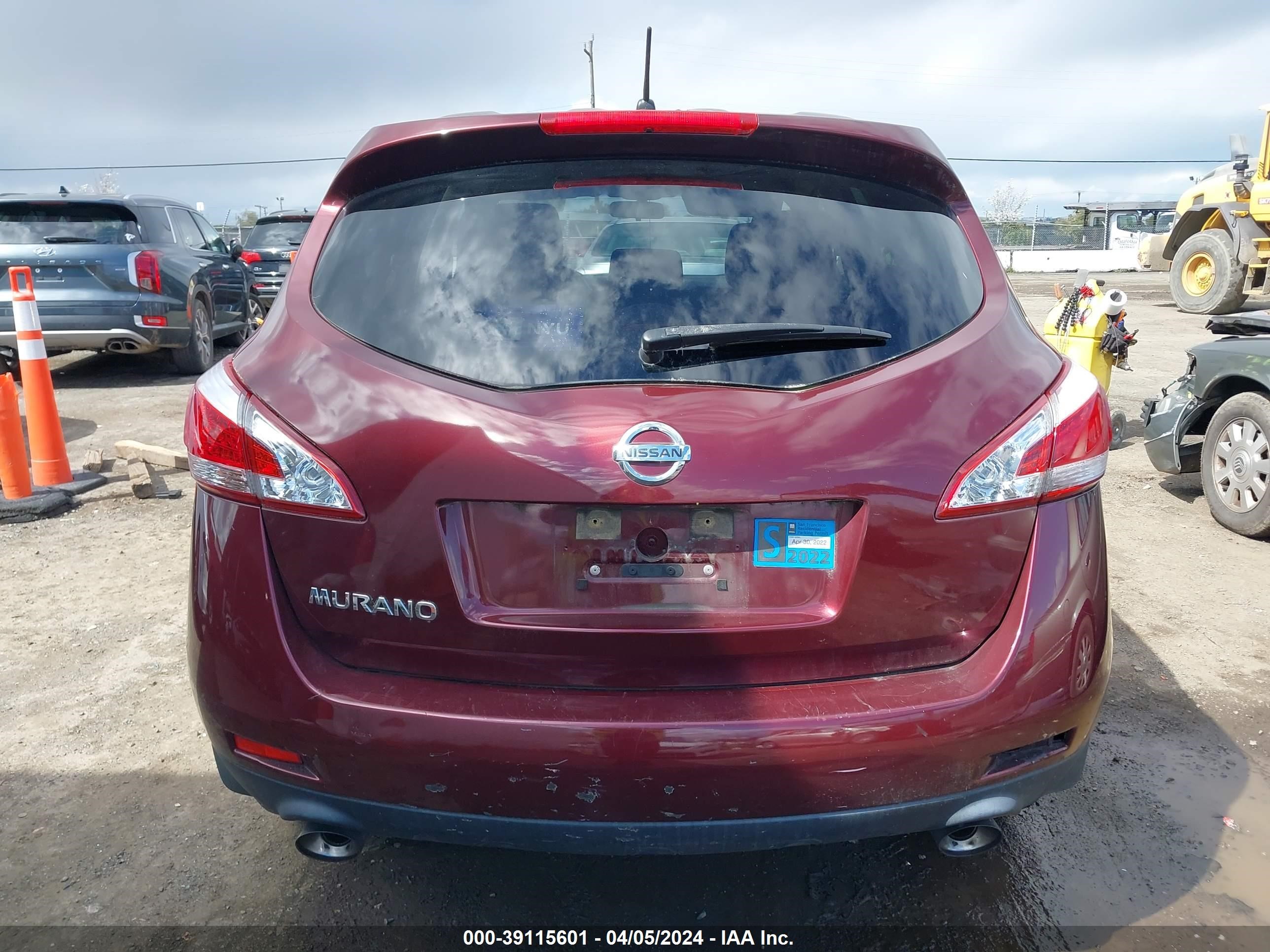 Photo 15 VIN: JN8AZ1MU5CW113588 - NISSAN MURANO 