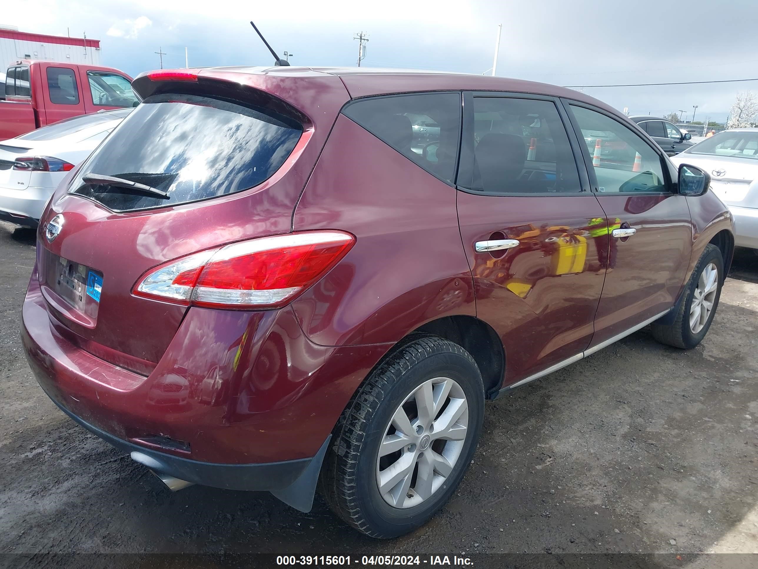 Photo 3 VIN: JN8AZ1MU5CW113588 - NISSAN MURANO 