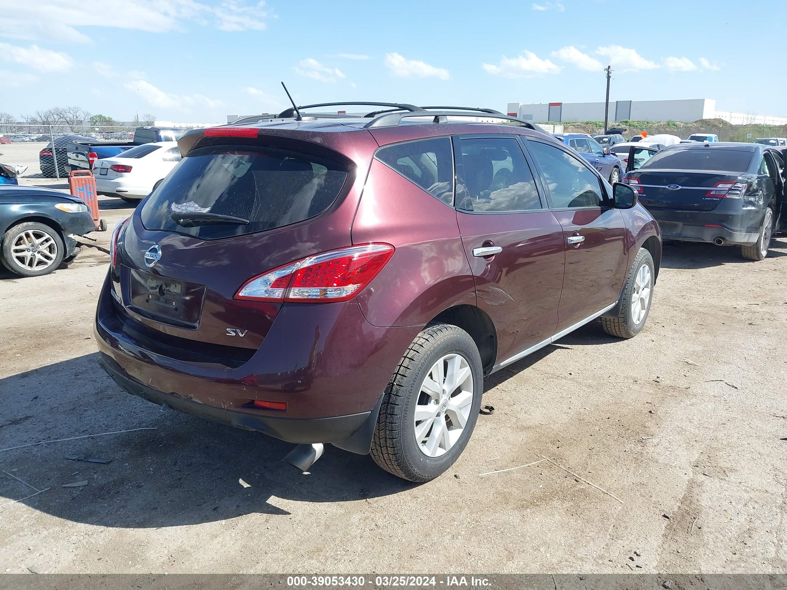 Photo 3 VIN: JN8AZ1MU7EW415094 - NISSAN MURANO 