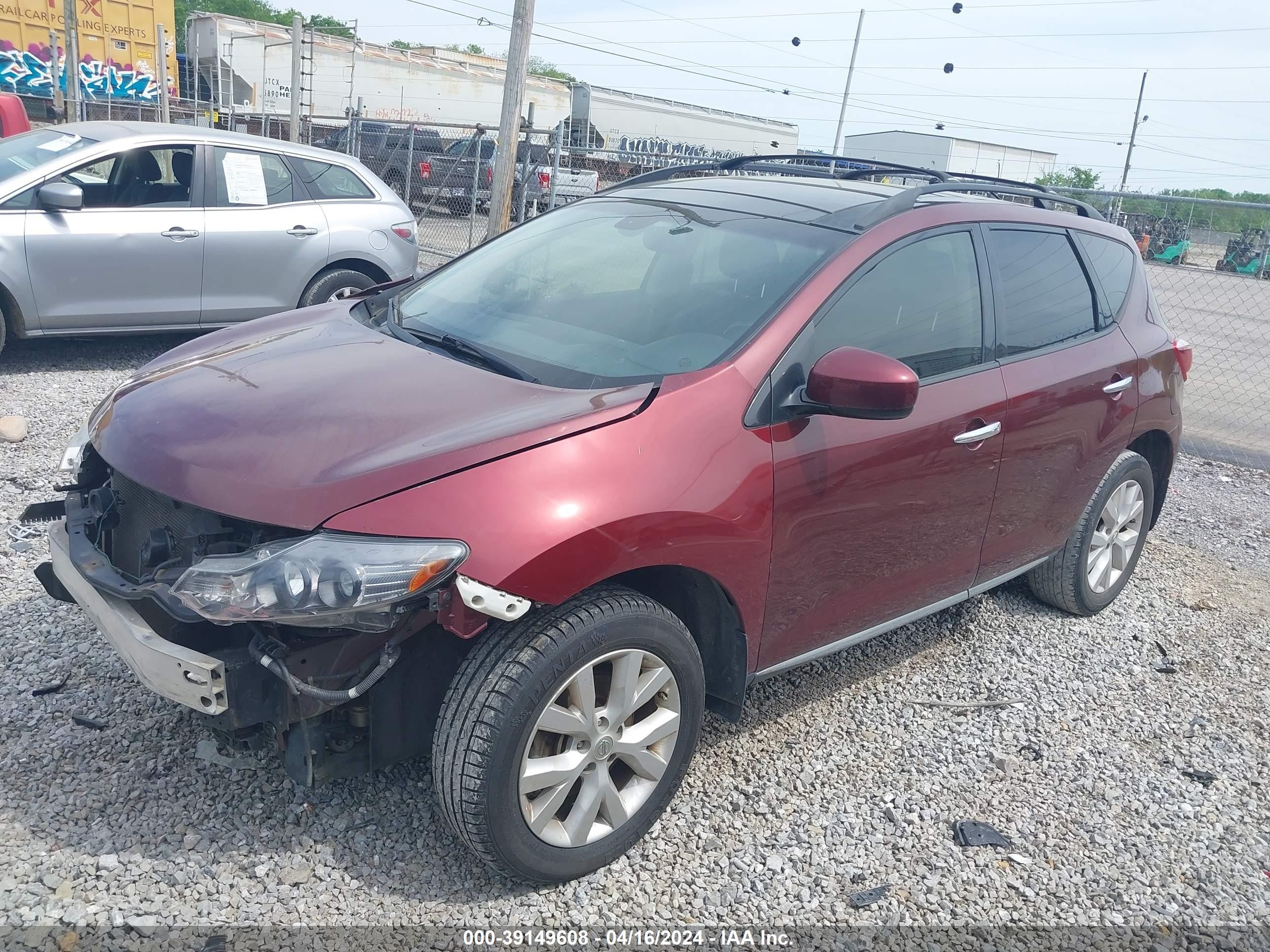 Photo 1 VIN: JN8AZ1MUXCW103364 - NISSAN MURANO 