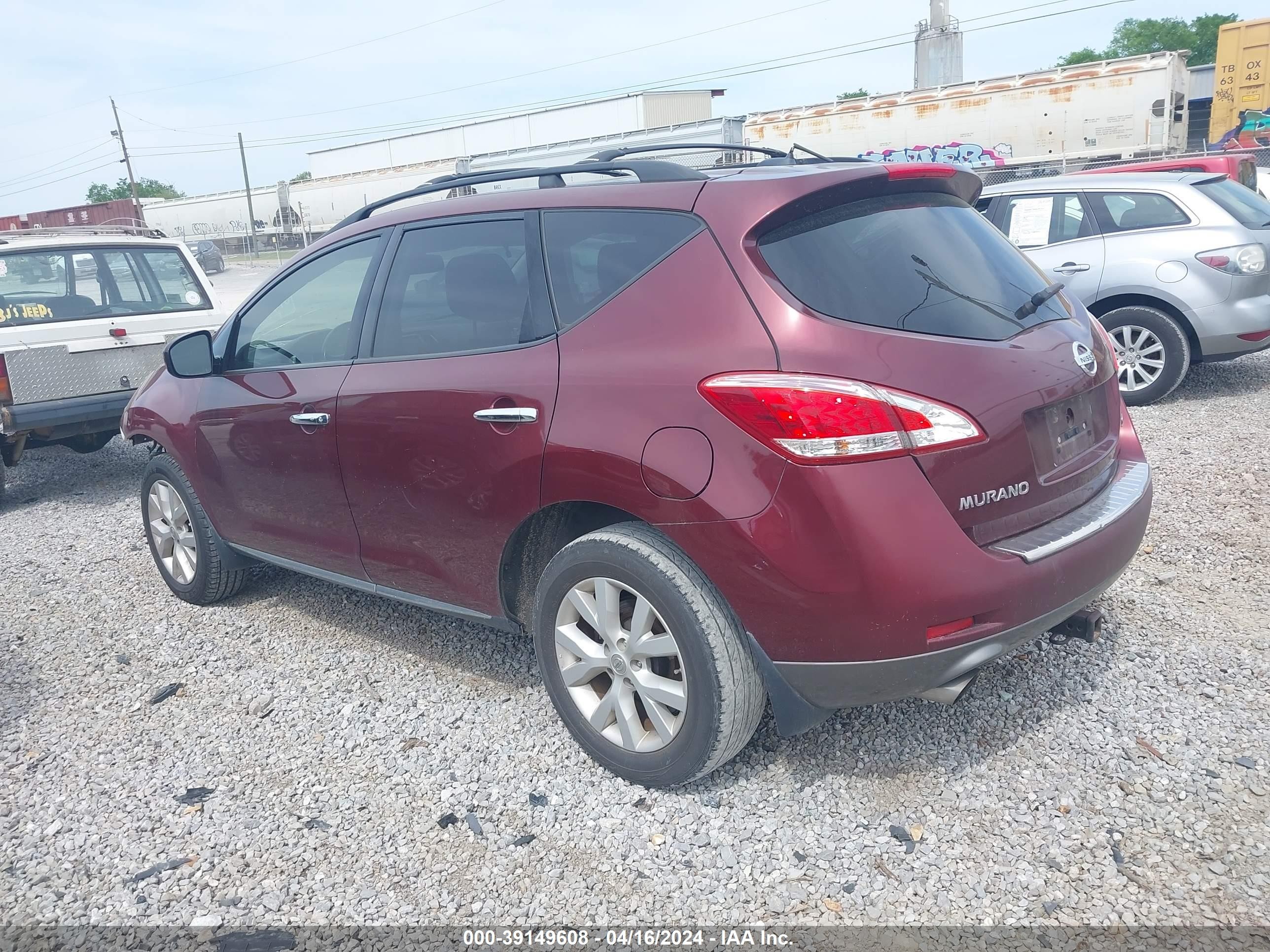 Photo 2 VIN: JN8AZ1MUXCW103364 - NISSAN MURANO 