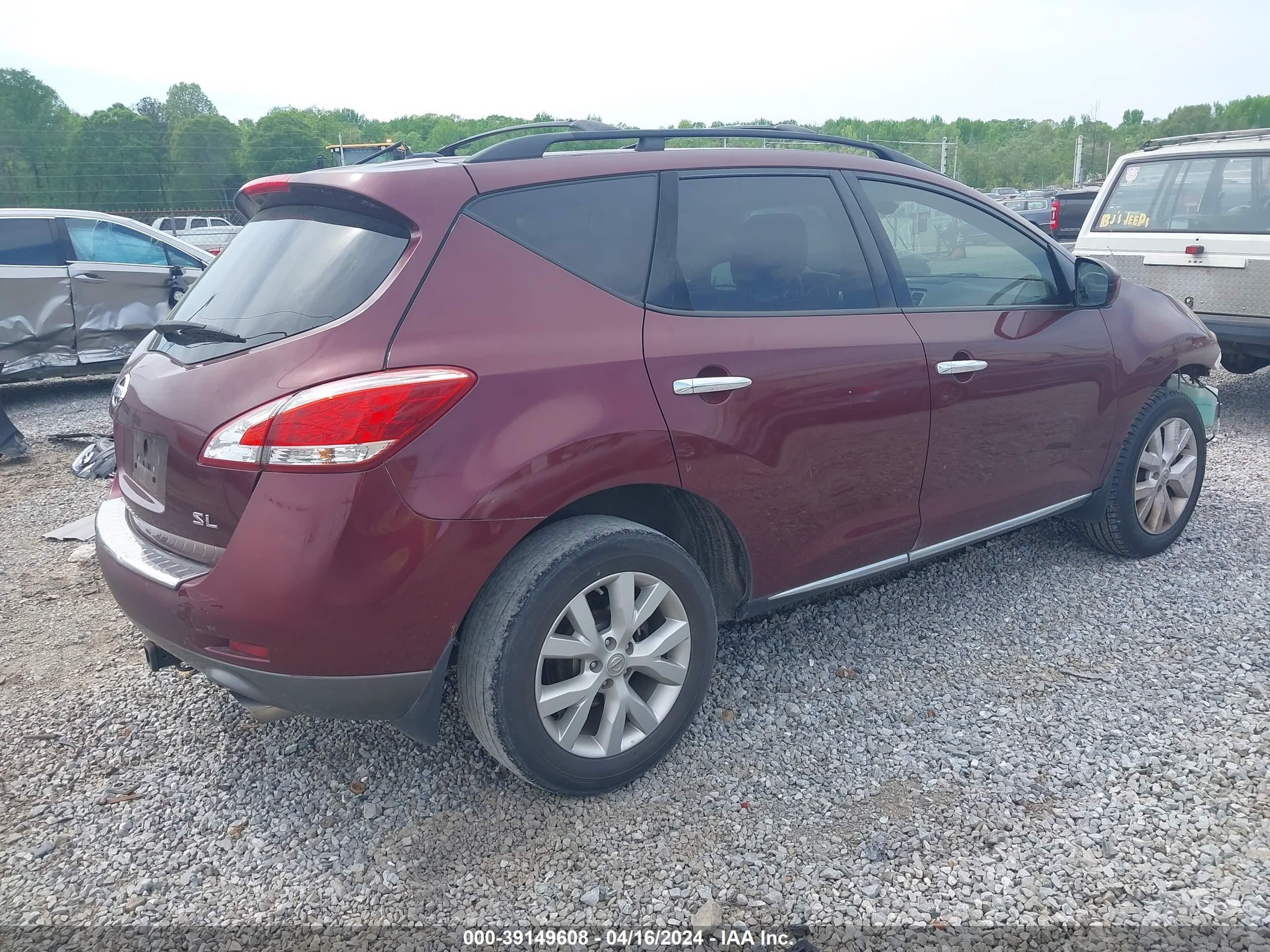 Photo 3 VIN: JN8AZ1MUXCW103364 - NISSAN MURANO 