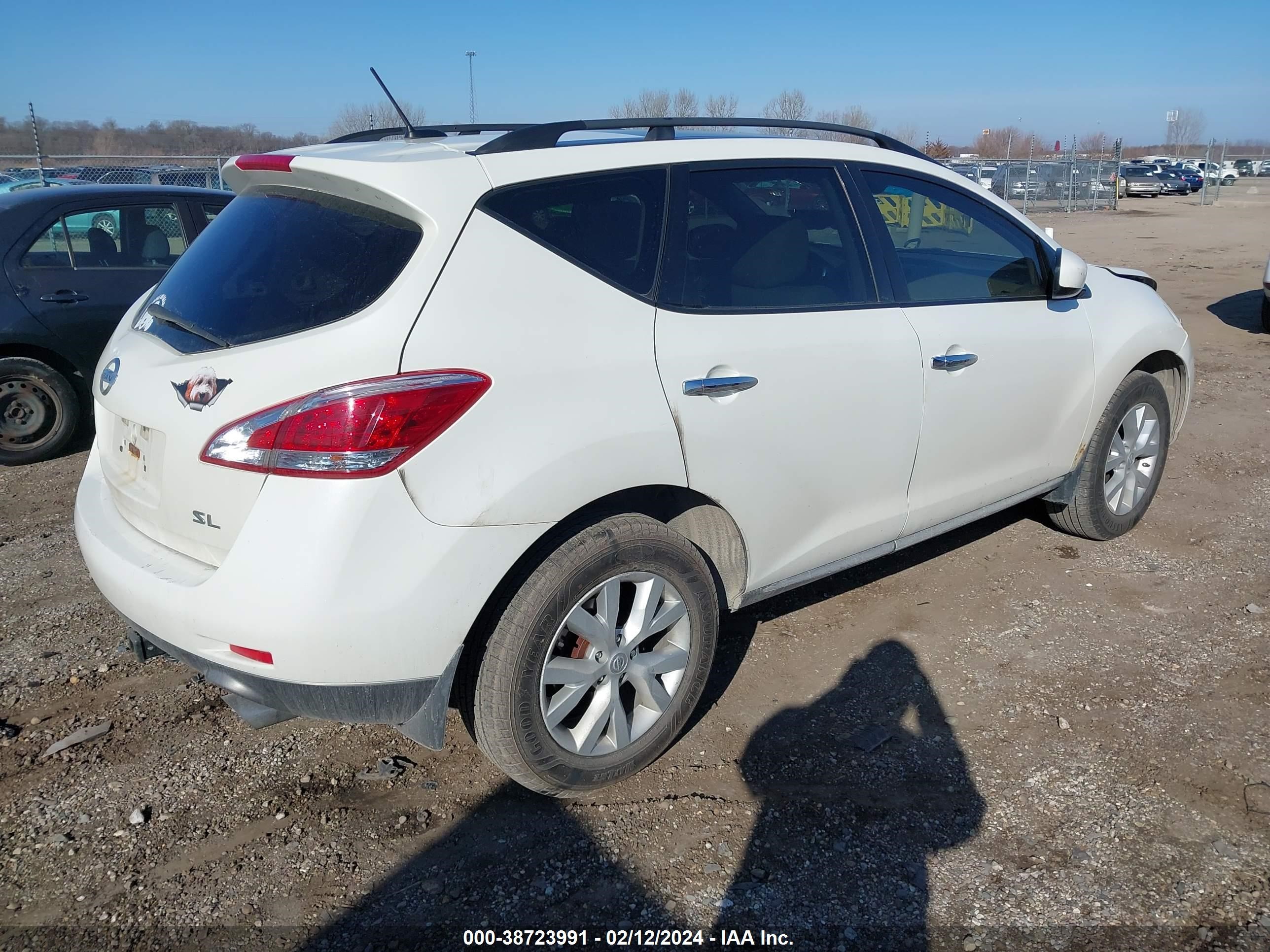 Photo 3 VIN: JN8AZ1MW0DW305925 - NISSAN MURANO 