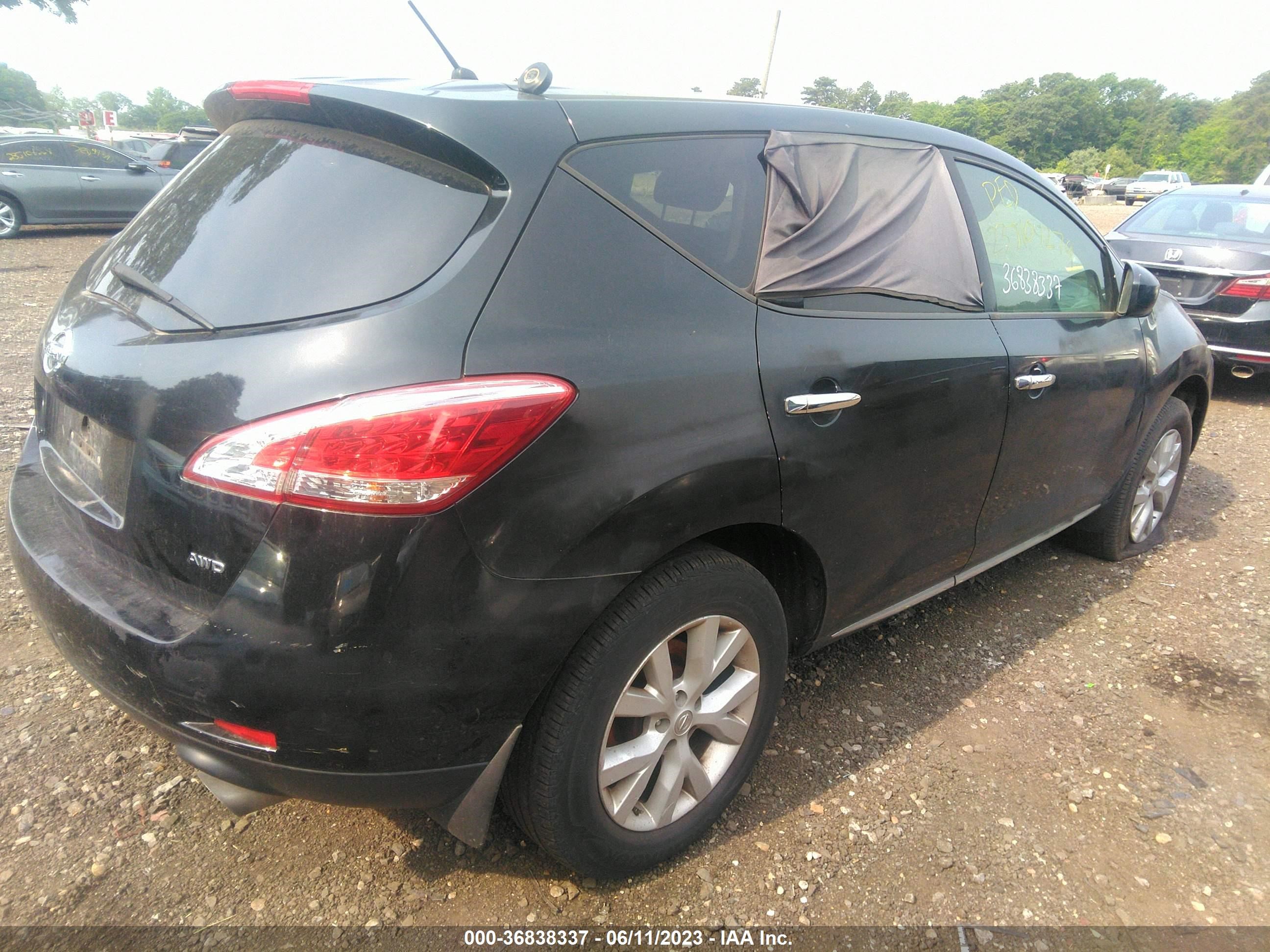 Photo 3 VIN: JN8AZ1MW0DW316293 - NISSAN MURANO 