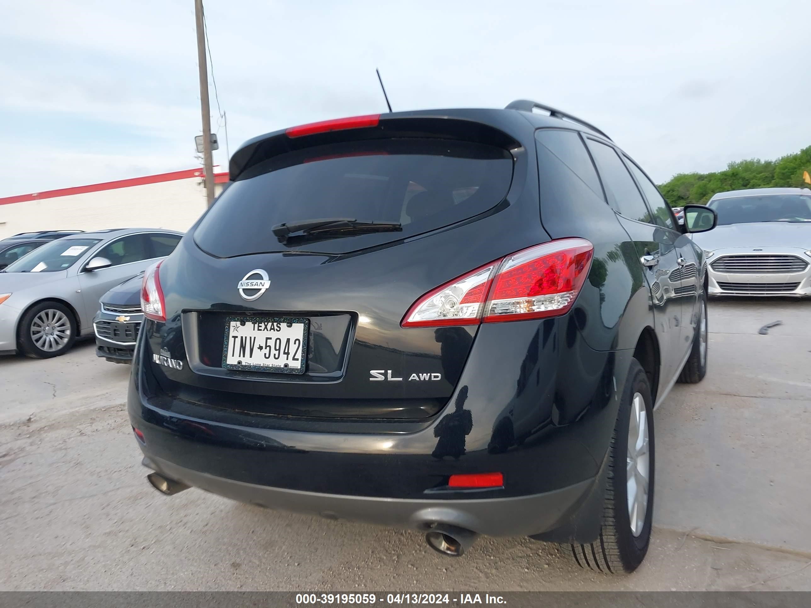 Photo 3 VIN: JN8AZ1MW0DW322174 - NISSAN MURANO 