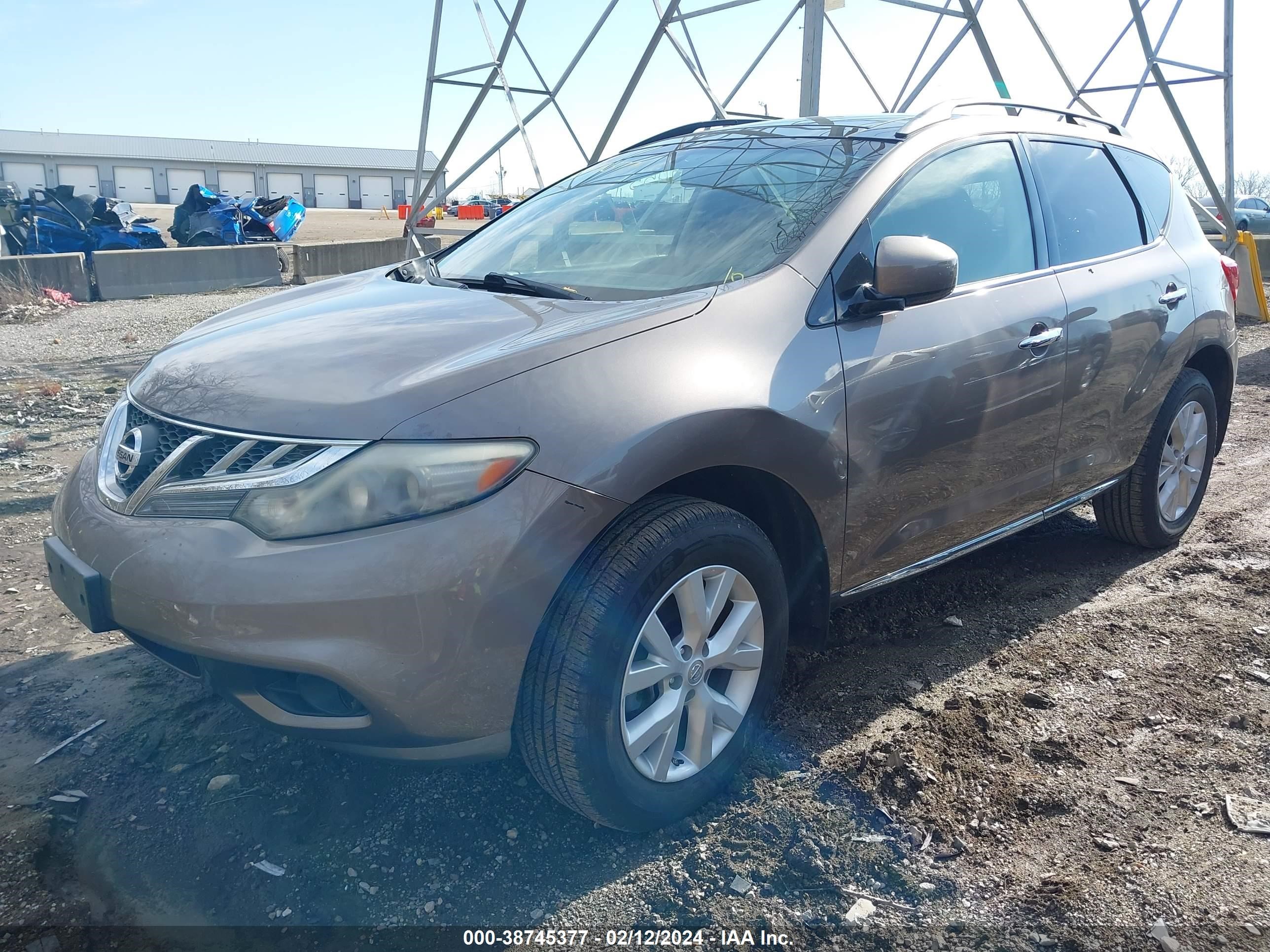 Photo 1 VIN: JN8AZ1MW1CW231624 - NISSAN MURANO 