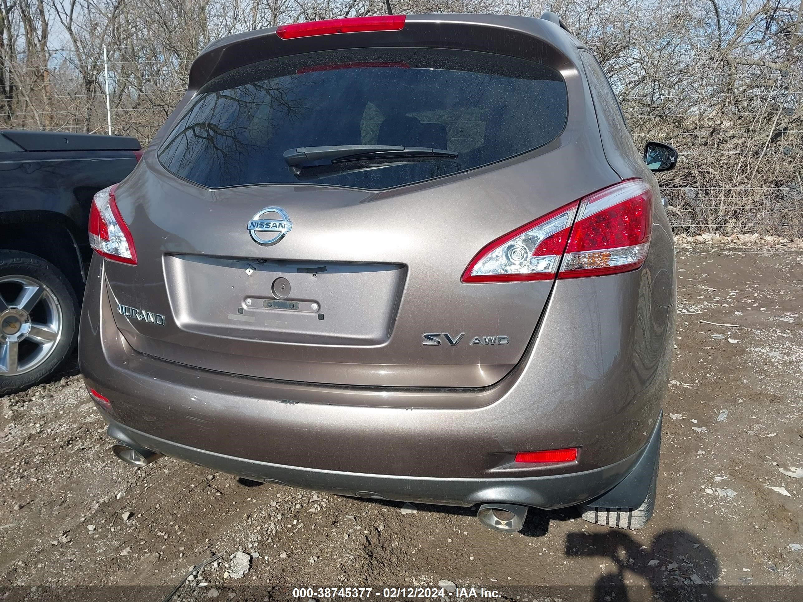 Photo 11 VIN: JN8AZ1MW1CW231624 - NISSAN MURANO 