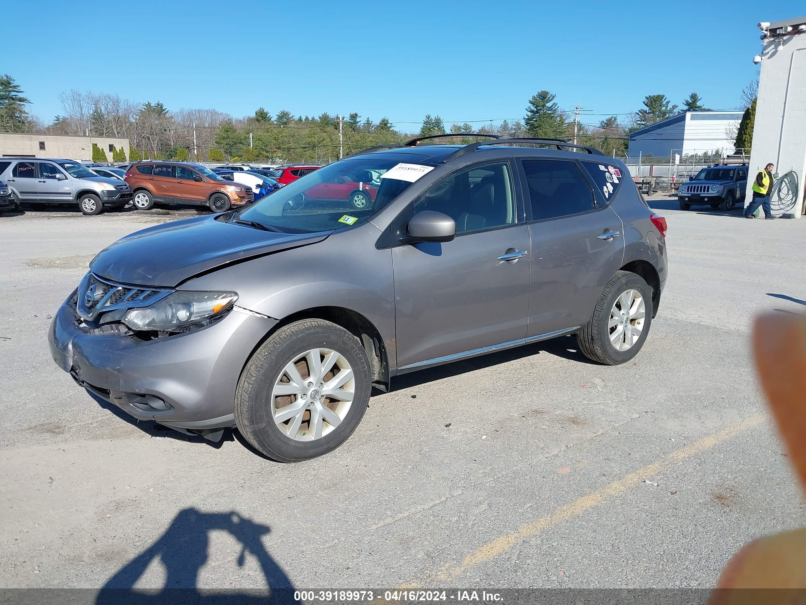 Photo 1 VIN: JN8AZ1MW1CW238217 - NISSAN MURANO 