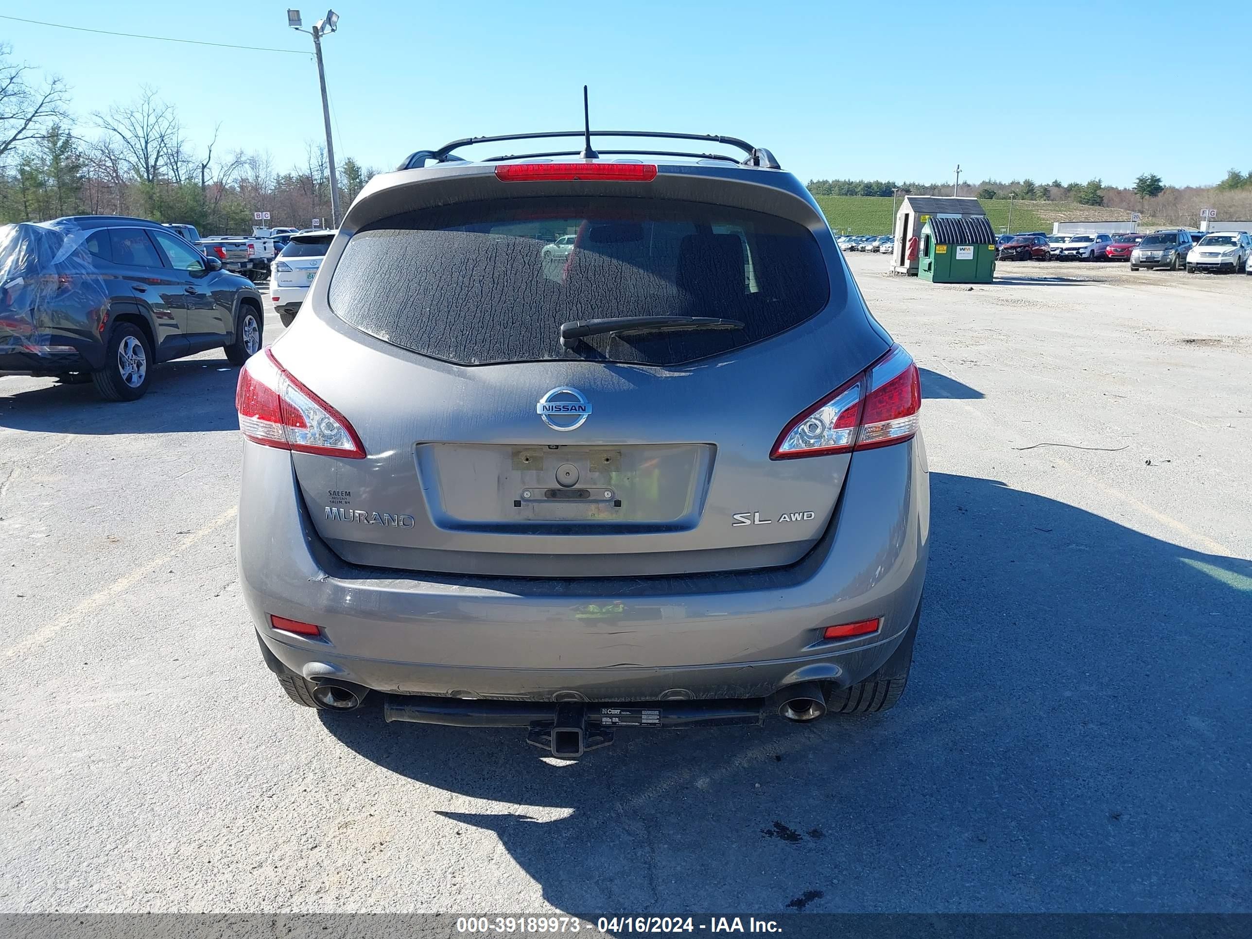 Photo 15 VIN: JN8AZ1MW1CW238217 - NISSAN MURANO 