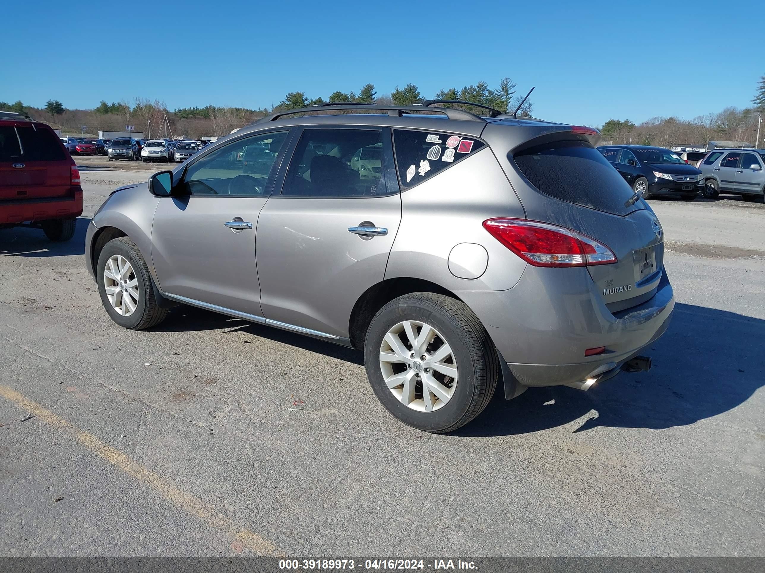 Photo 2 VIN: JN8AZ1MW1CW238217 - NISSAN MURANO 