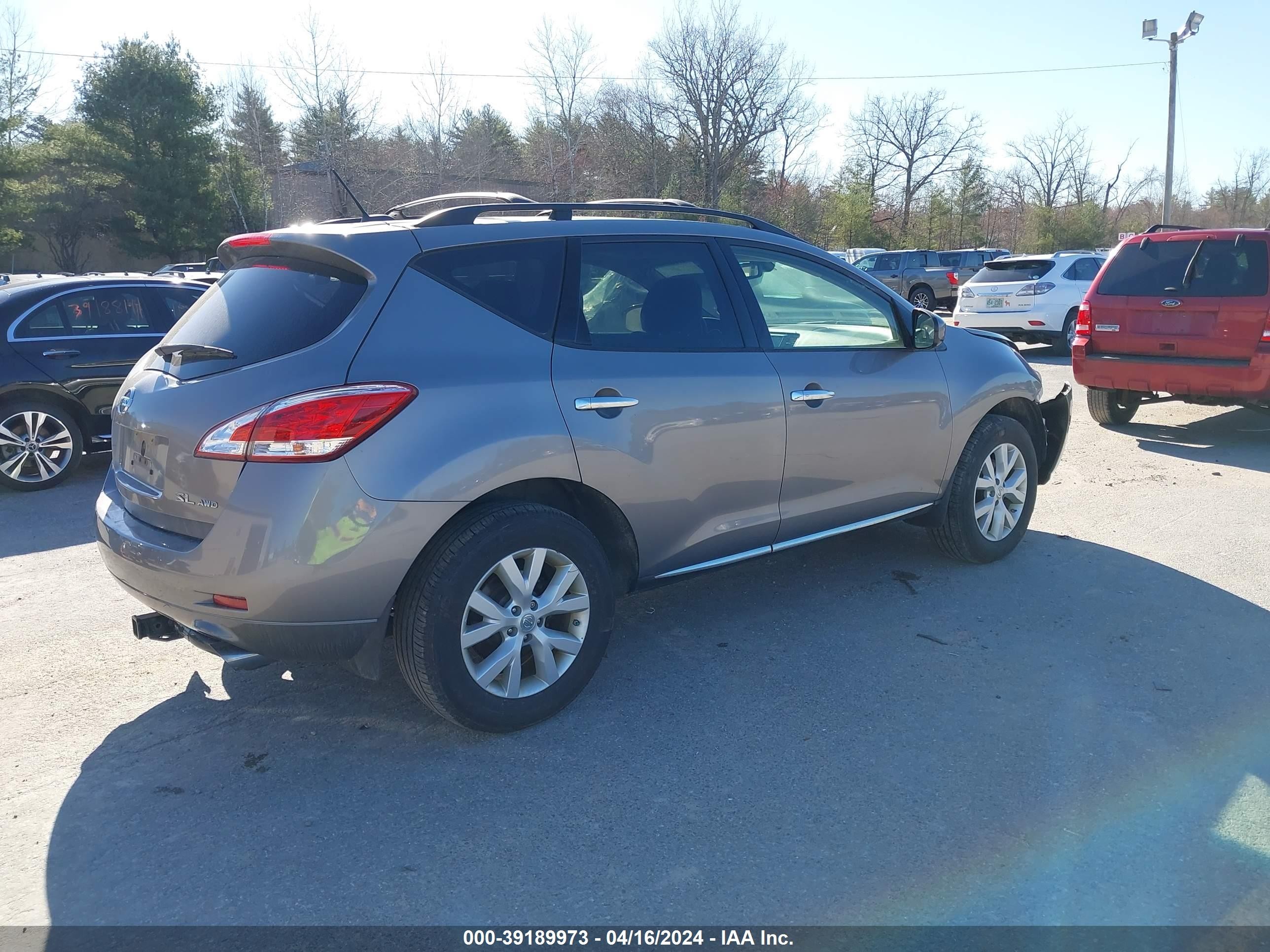 Photo 3 VIN: JN8AZ1MW1CW238217 - NISSAN MURANO 