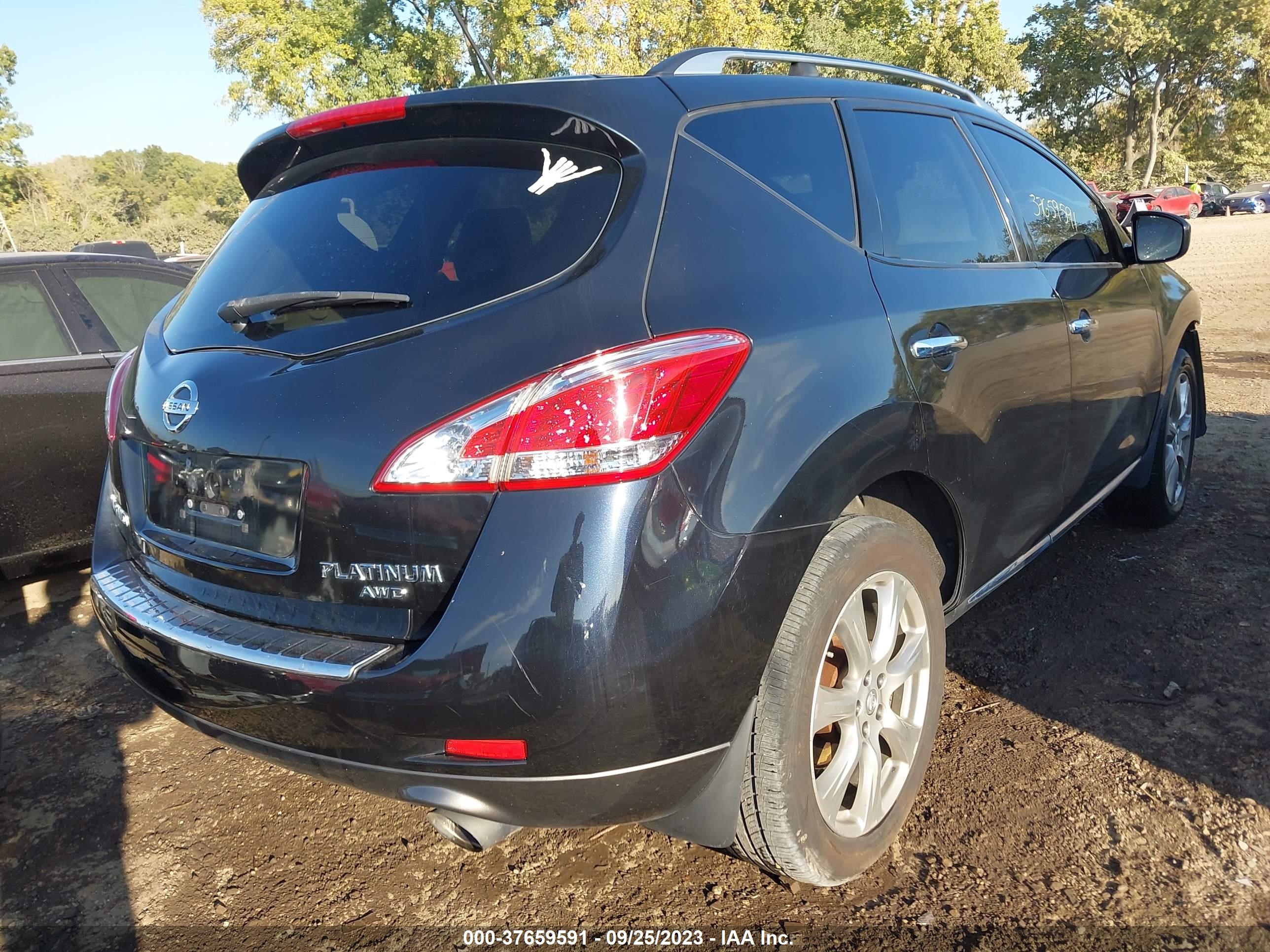 Photo 3 VIN: JN8AZ1MW2CW233169 - NISSAN MURANO 