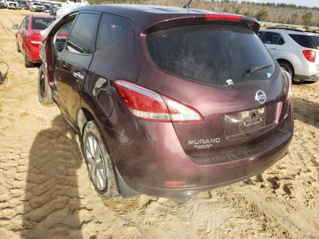 Photo 2 VIN: JN8AZ1MW2DW320619 - NISSAN MURANO S 