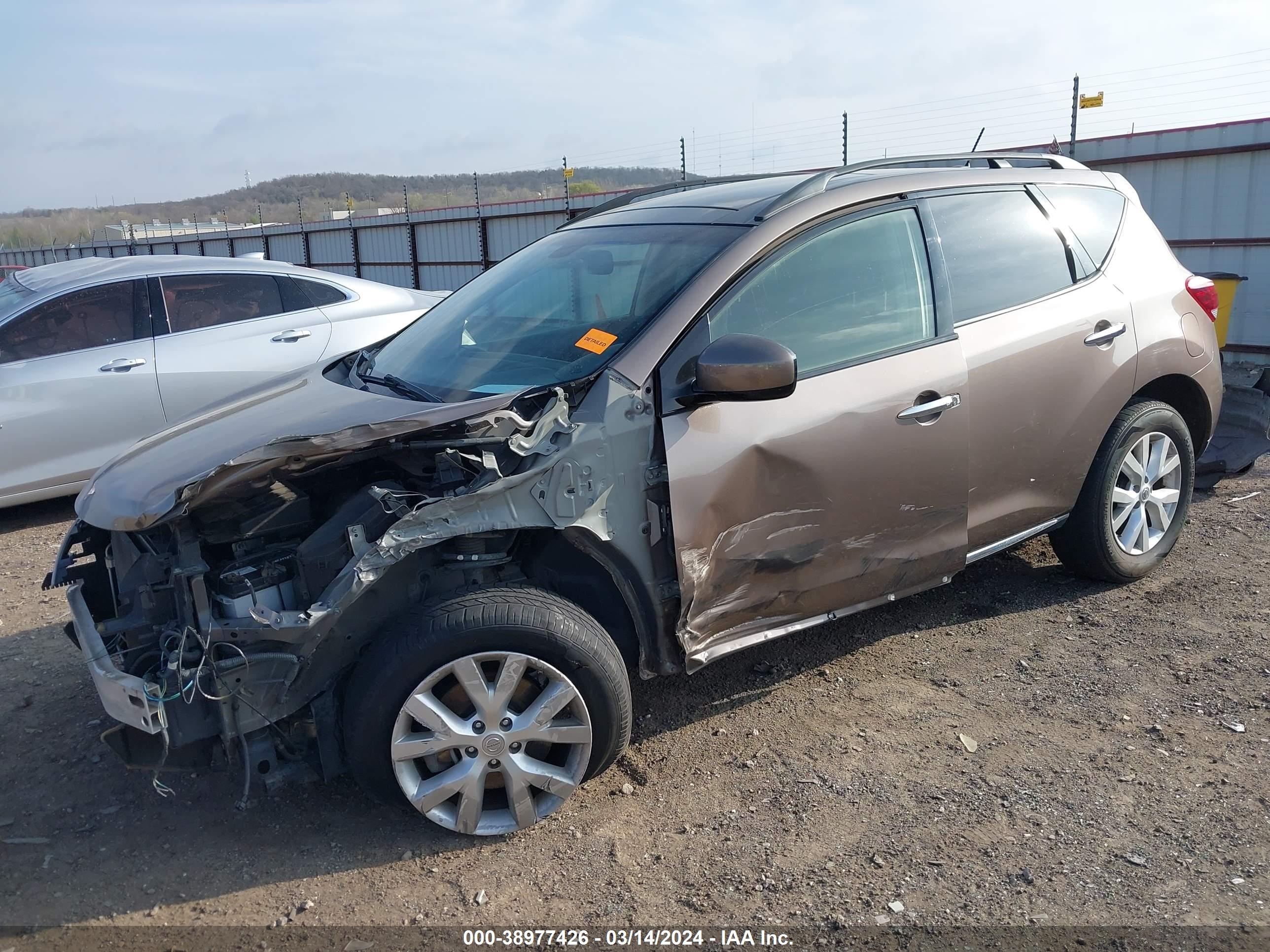 Photo 1 VIN: JN8AZ1MW2EW500586 - NISSAN MURANO 