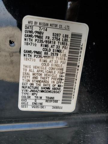 Photo 12 VIN: JN8AZ1MW2EW528047 - NISSAN MURANO 