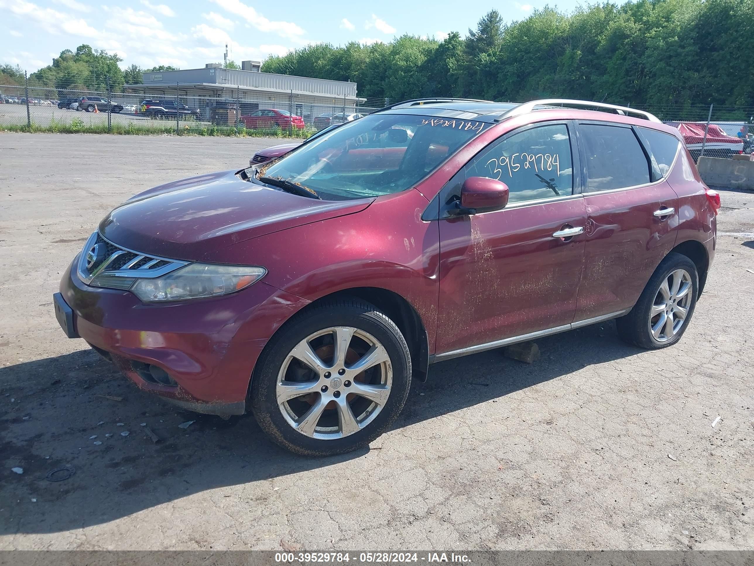 Photo 1 VIN: JN8AZ1MW4CW212274 - NISSAN MURANO 