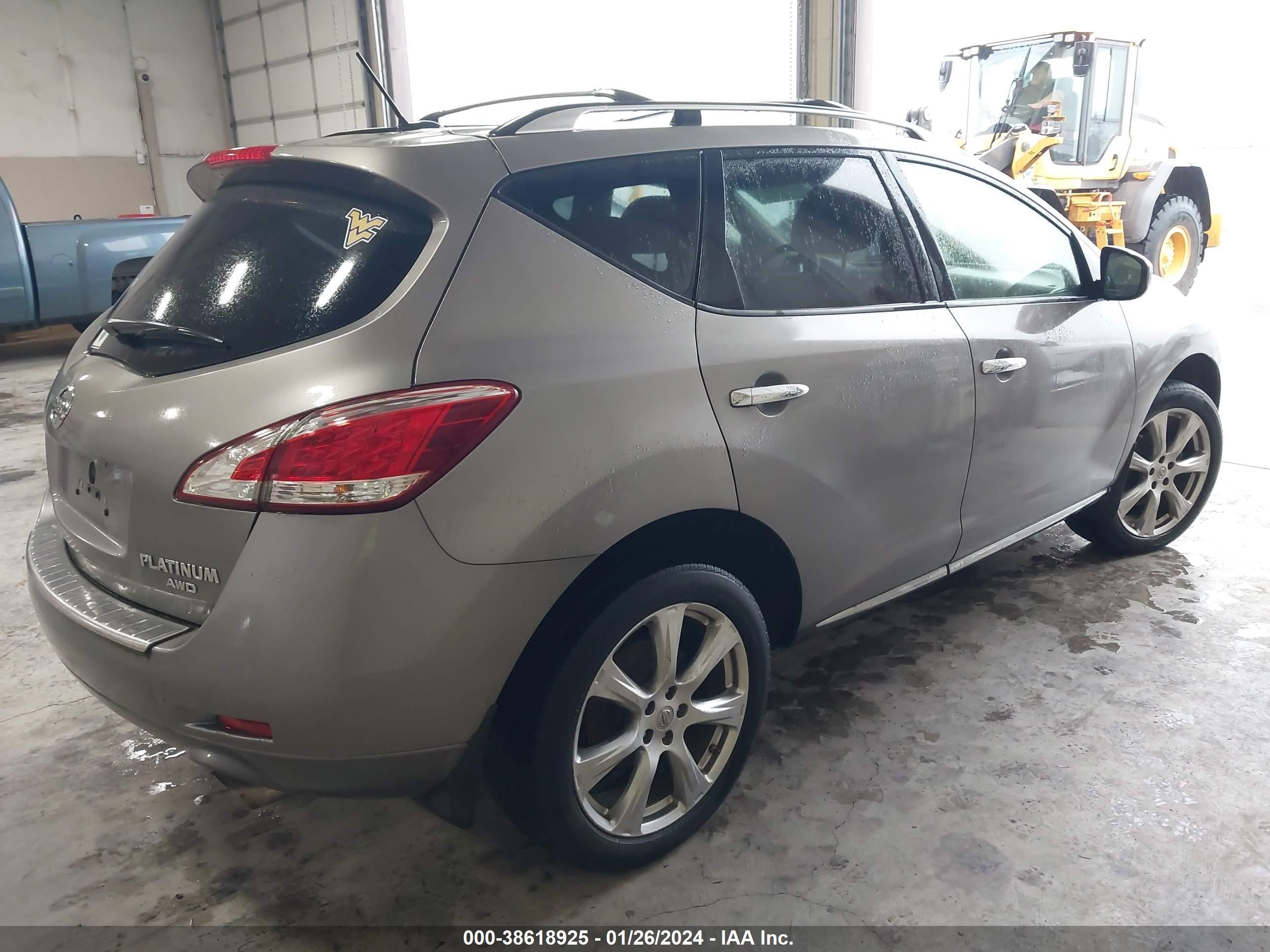 Photo 3 VIN: JN8AZ1MW4CW219676 - NISSAN MURANO 