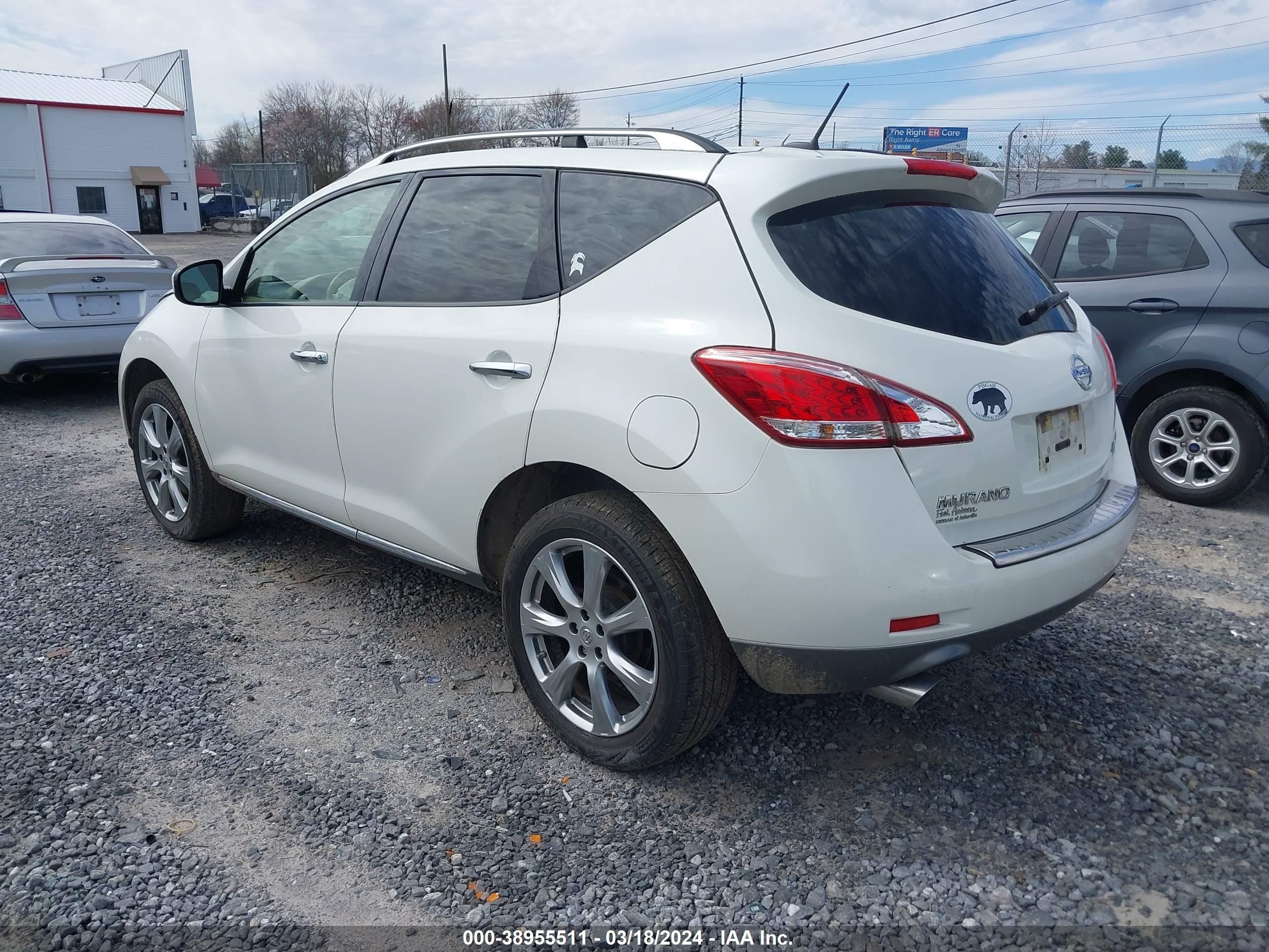 Photo 2 VIN: JN8AZ1MW4EW532083 - NISSAN MURANO 