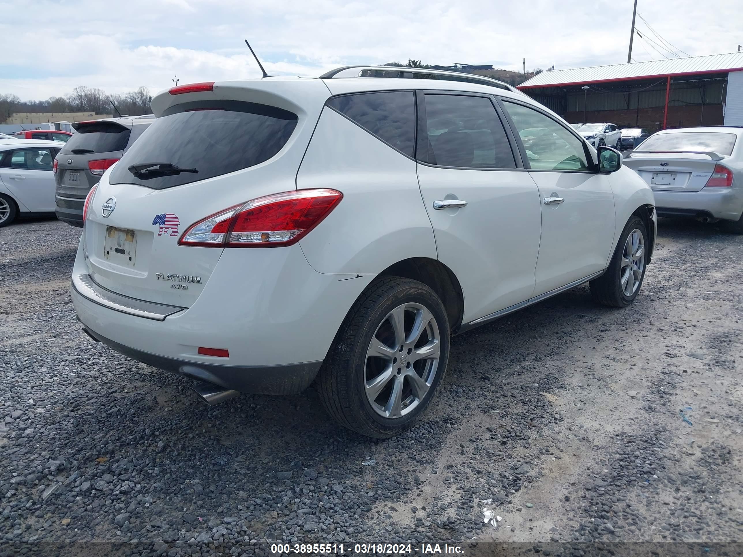 Photo 3 VIN: JN8AZ1MW4EW532083 - NISSAN MURANO 