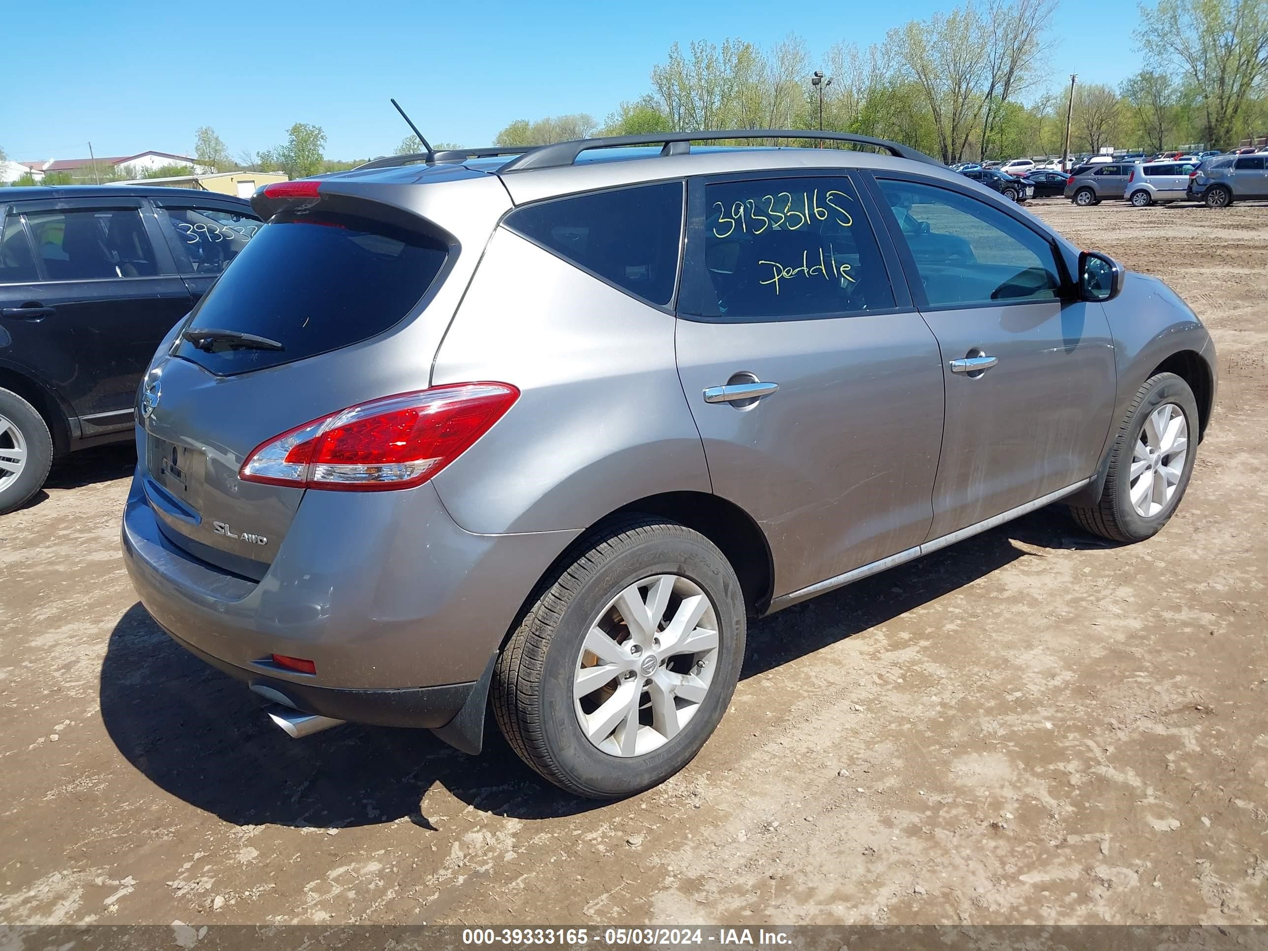 Photo 3 VIN: JN8AZ1MW5BW153976 - NISSAN MURANO 