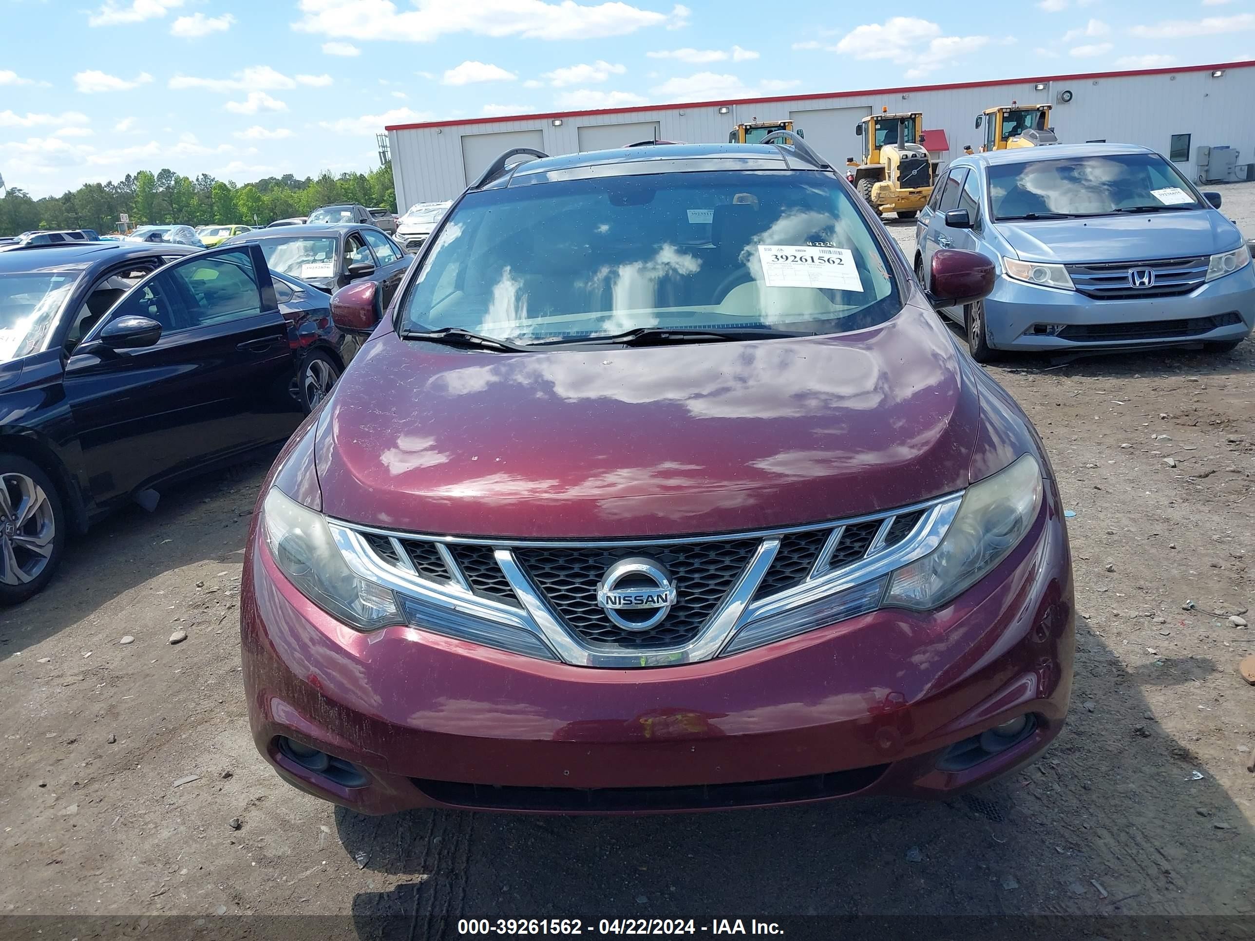 Photo 11 VIN: JN8AZ1MW5CW208427 - NISSAN MURANO 