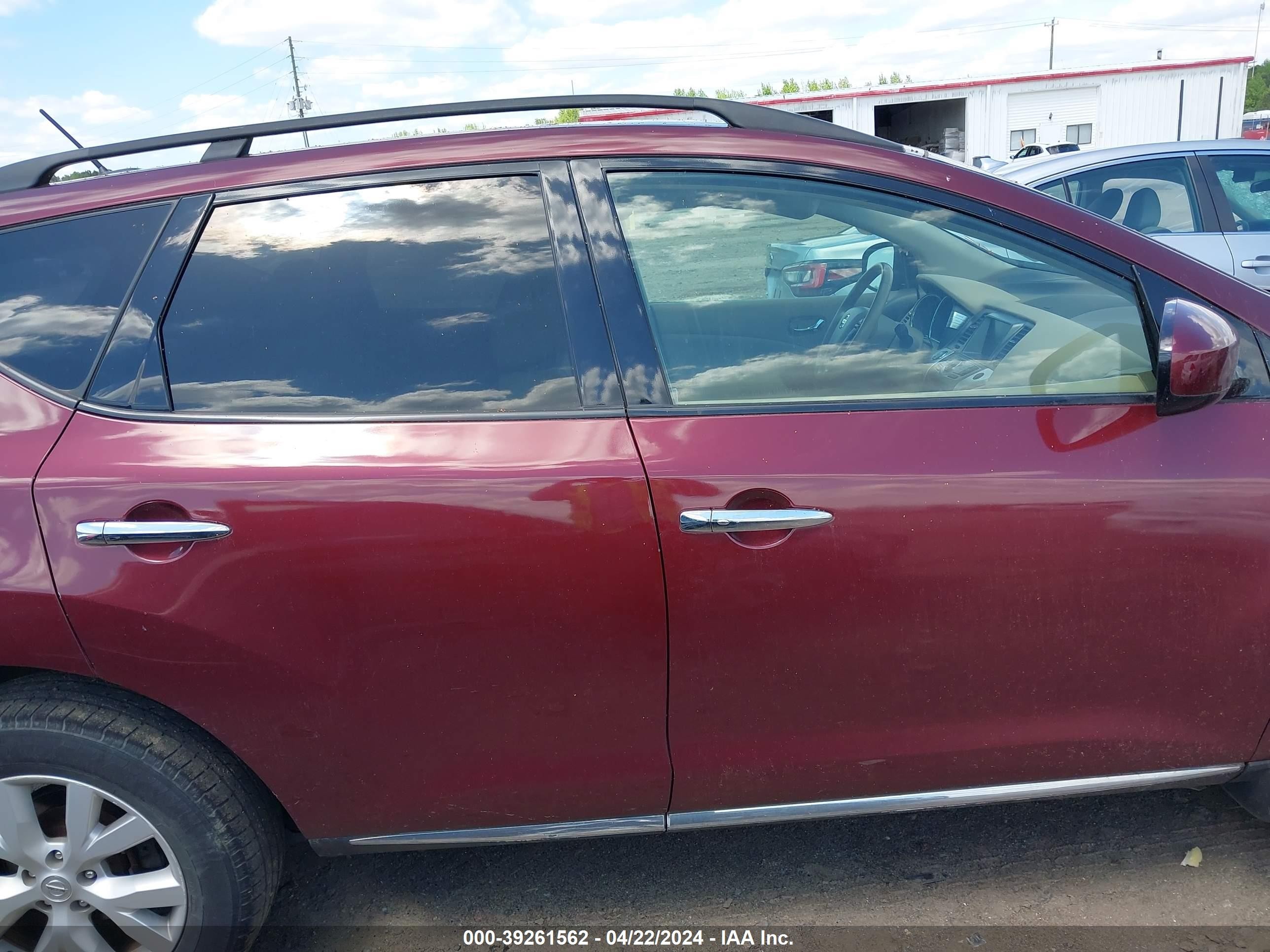 Photo 12 VIN: JN8AZ1MW5CW208427 - NISSAN MURANO 