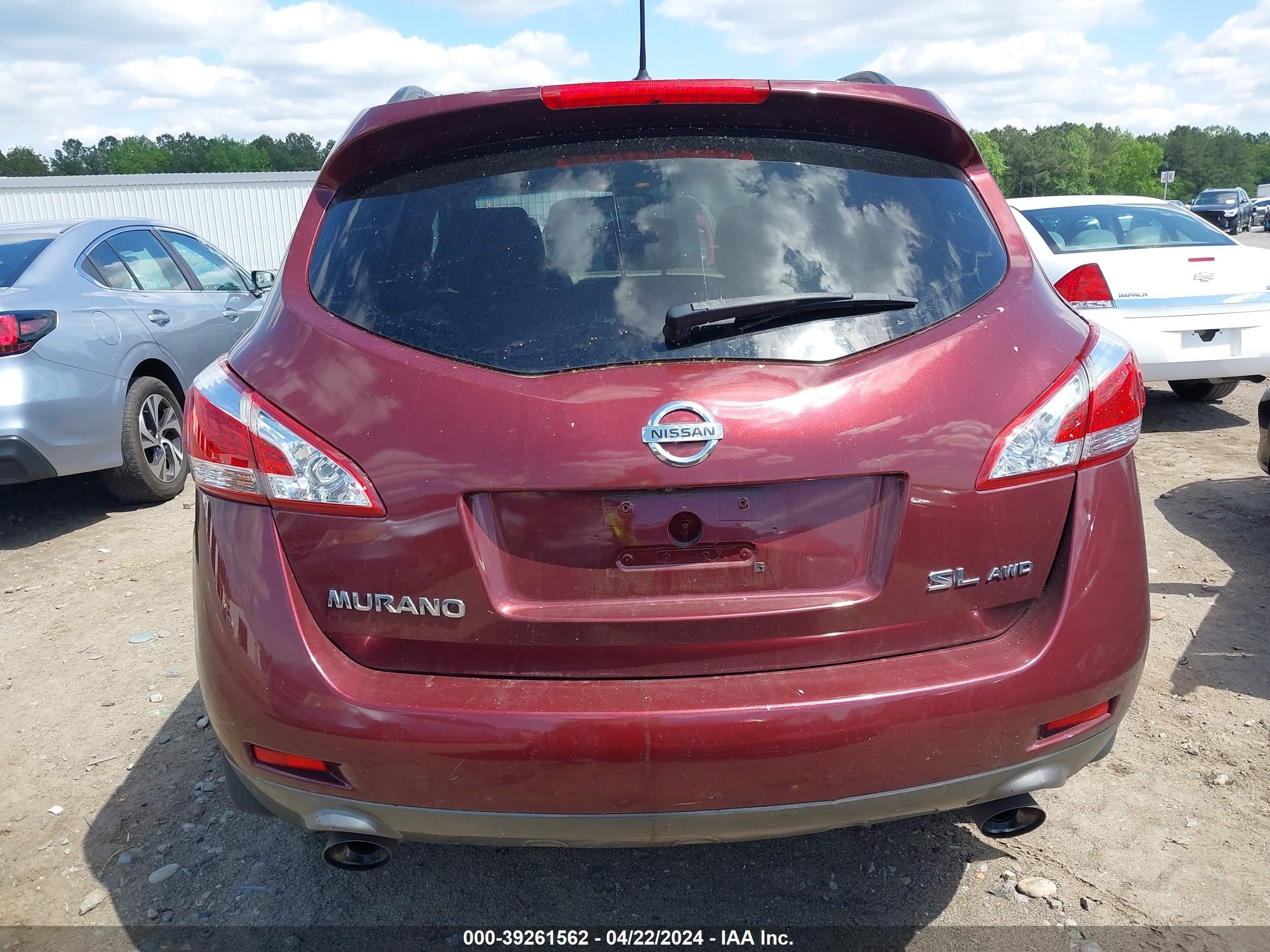 Photo 15 VIN: JN8AZ1MW5CW208427 - NISSAN MURANO 