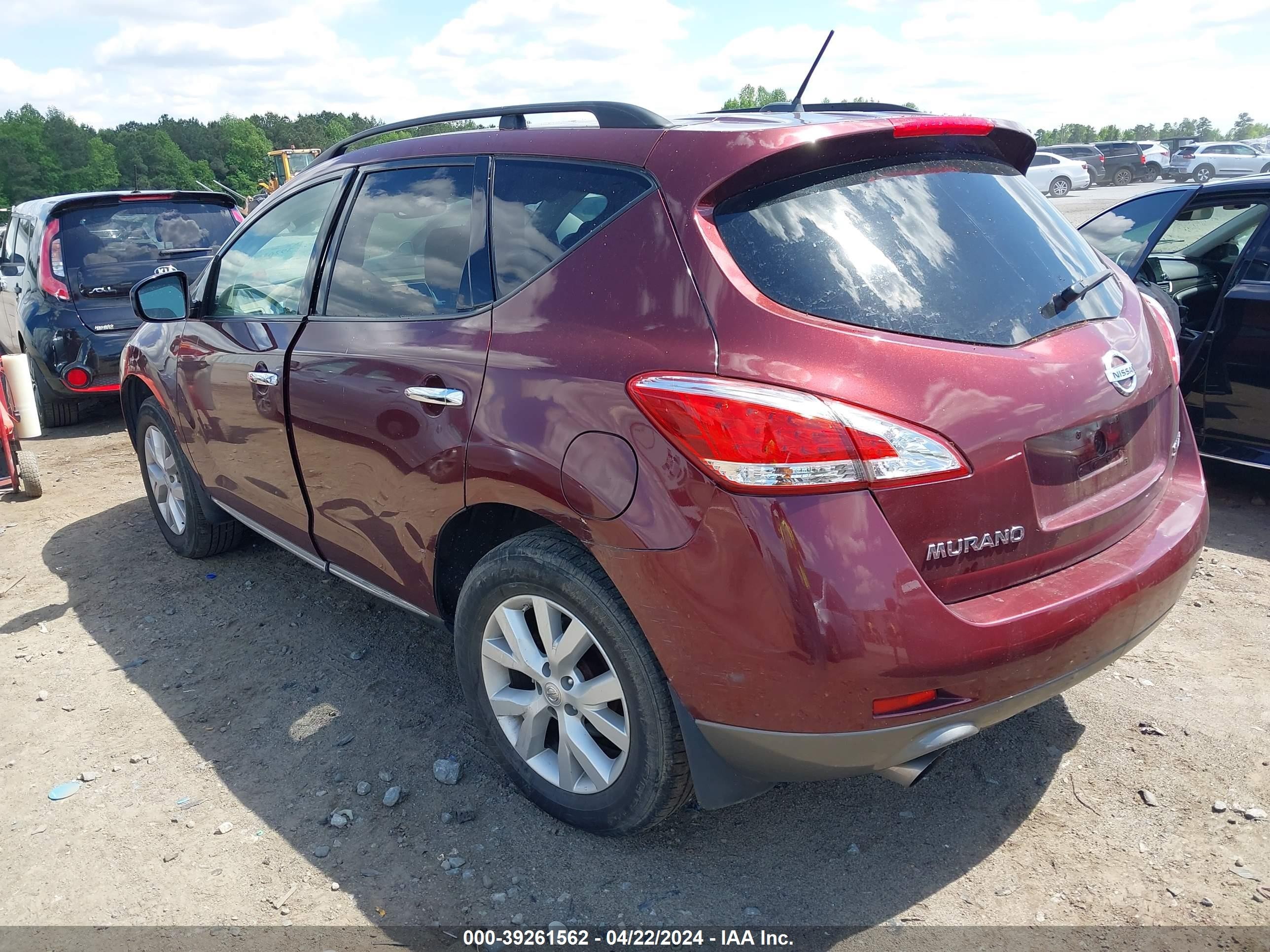 Photo 2 VIN: JN8AZ1MW5CW208427 - NISSAN MURANO 