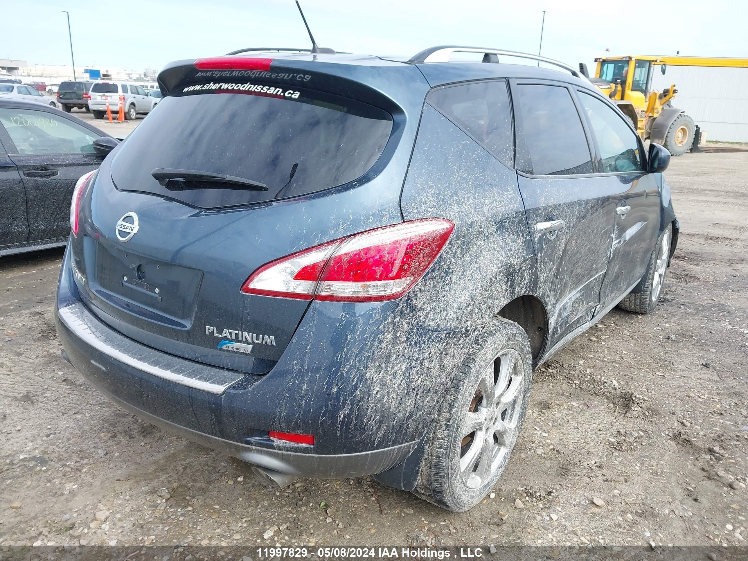 Photo 3 VIN: JN8AZ1MW6CW225110 - NISSAN MURANO 