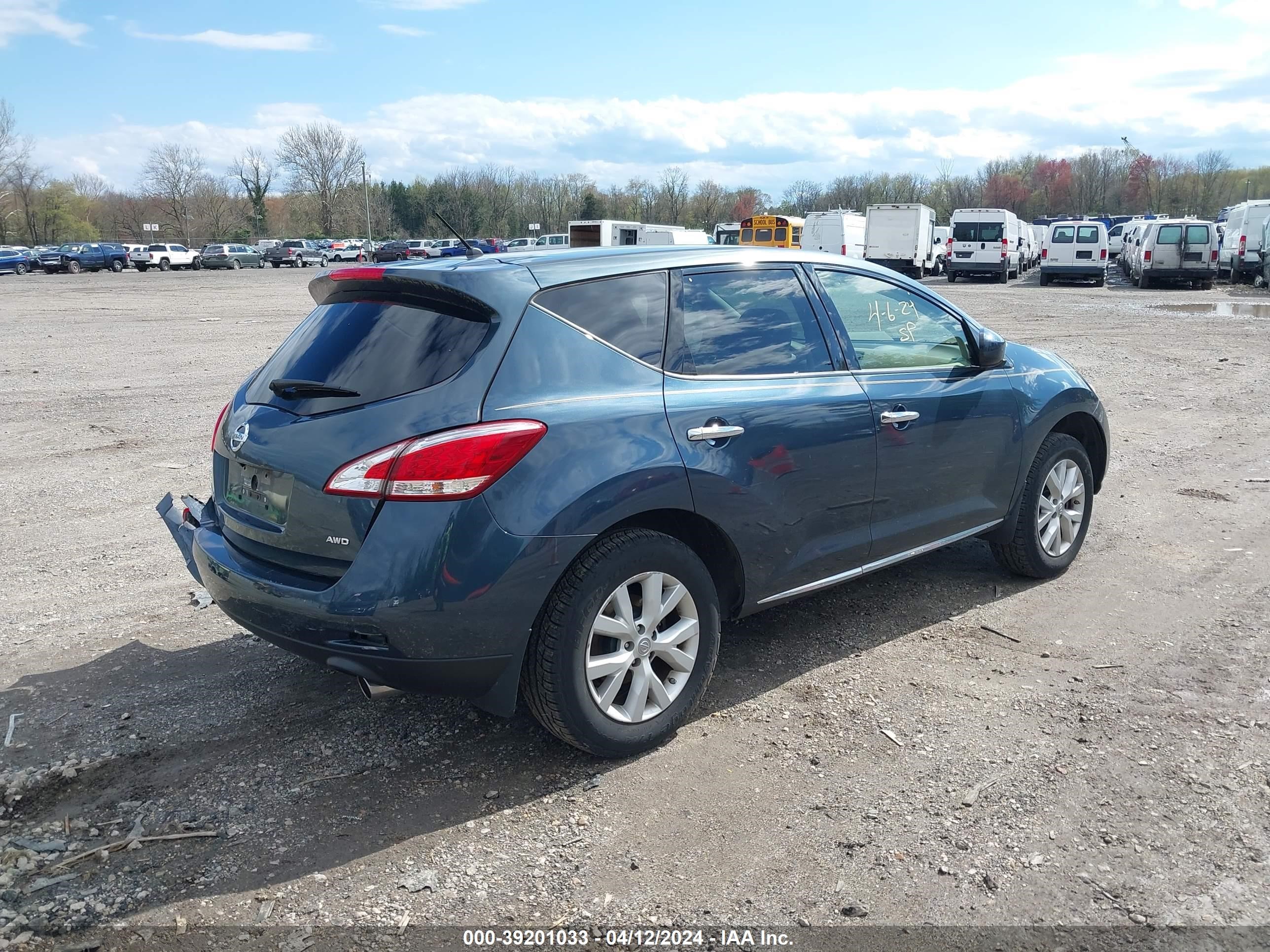 Photo 3 VIN: JN8AZ1MW6CW238083 - NISSAN MURANO 