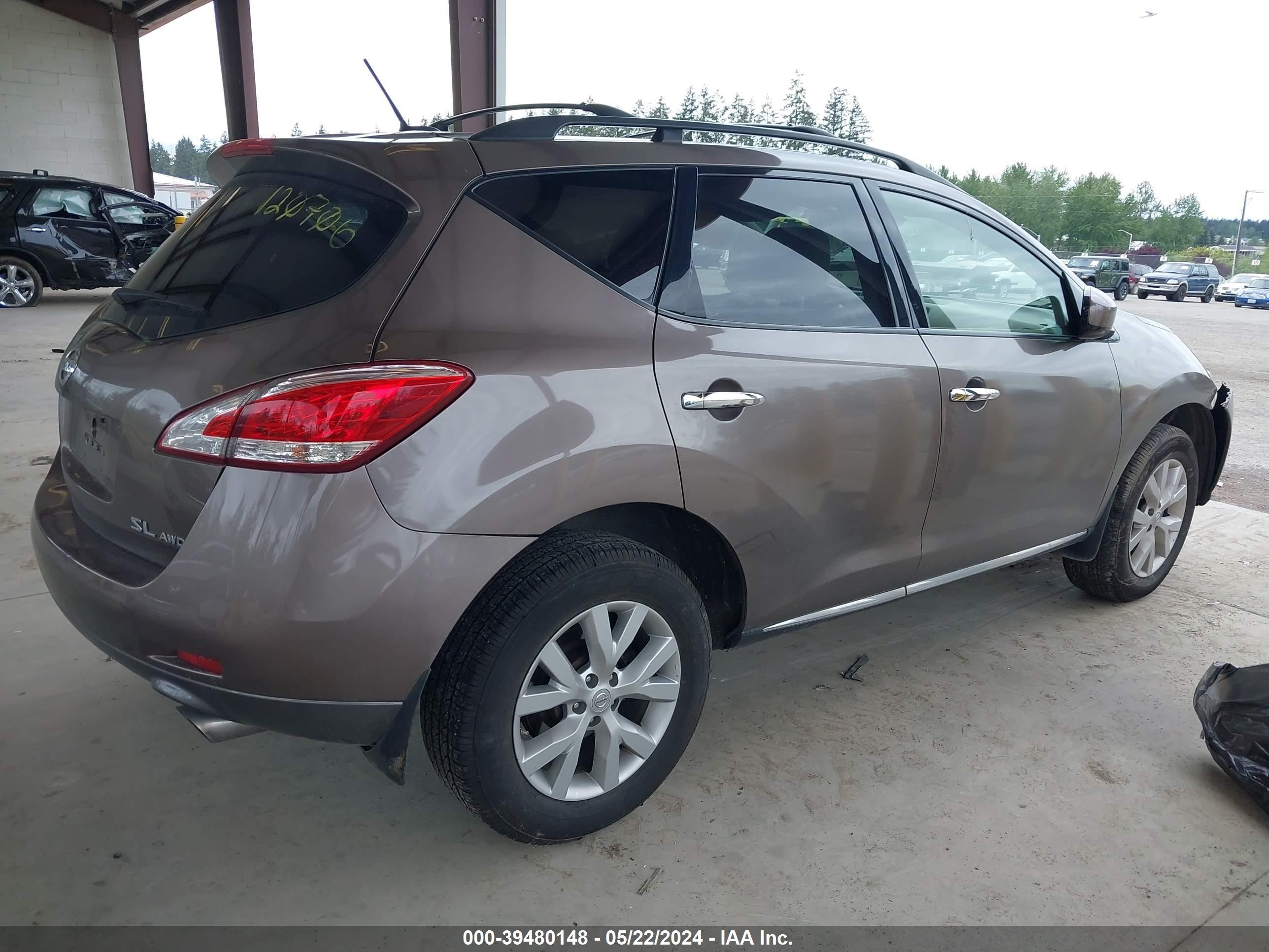 Photo 3 VIN: JN8AZ1MW6EW516550 - NISSAN MURANO 