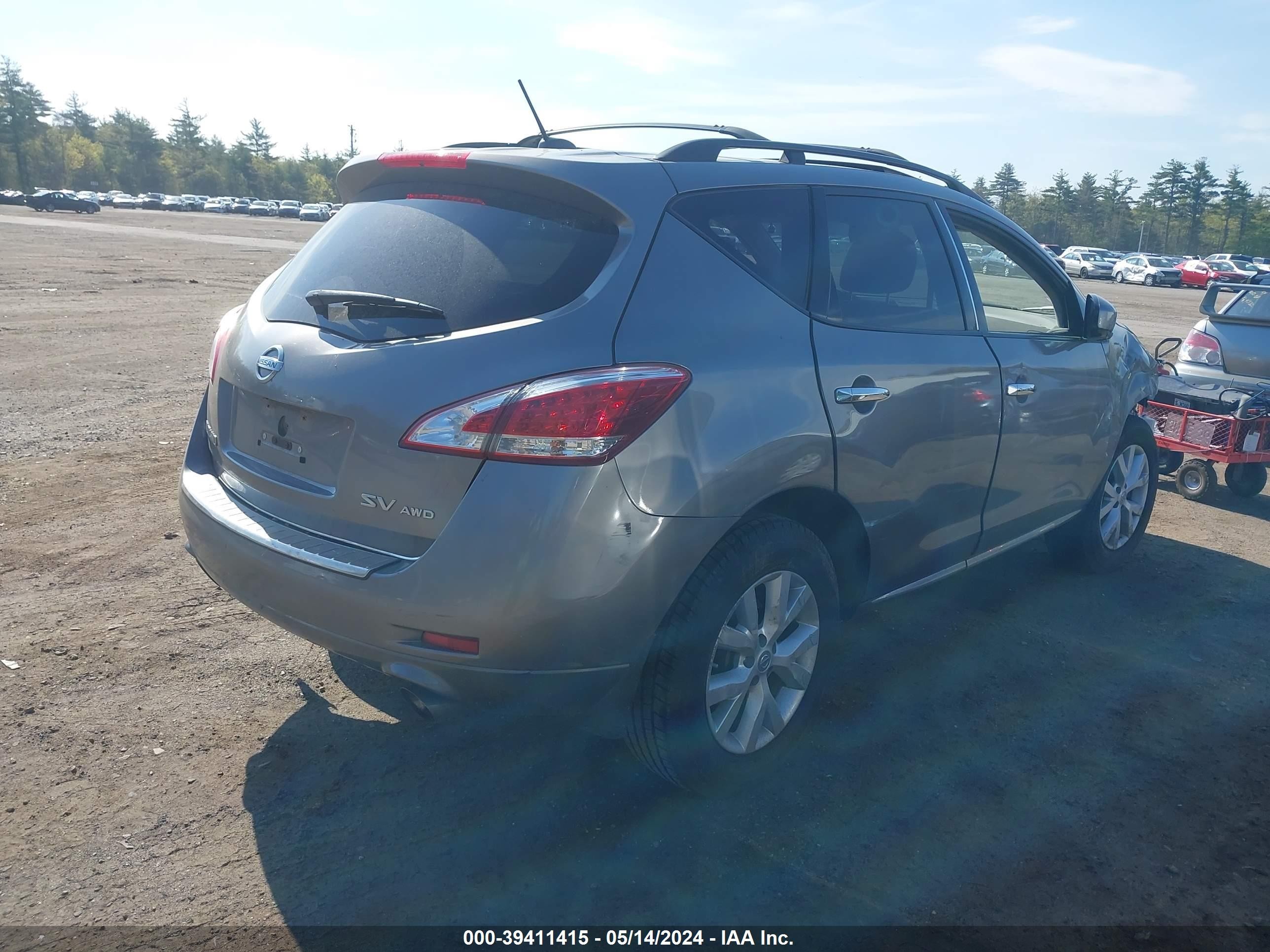 Photo 3 VIN: JN8AZ1MW7BW170696 - NISSAN MURANO 