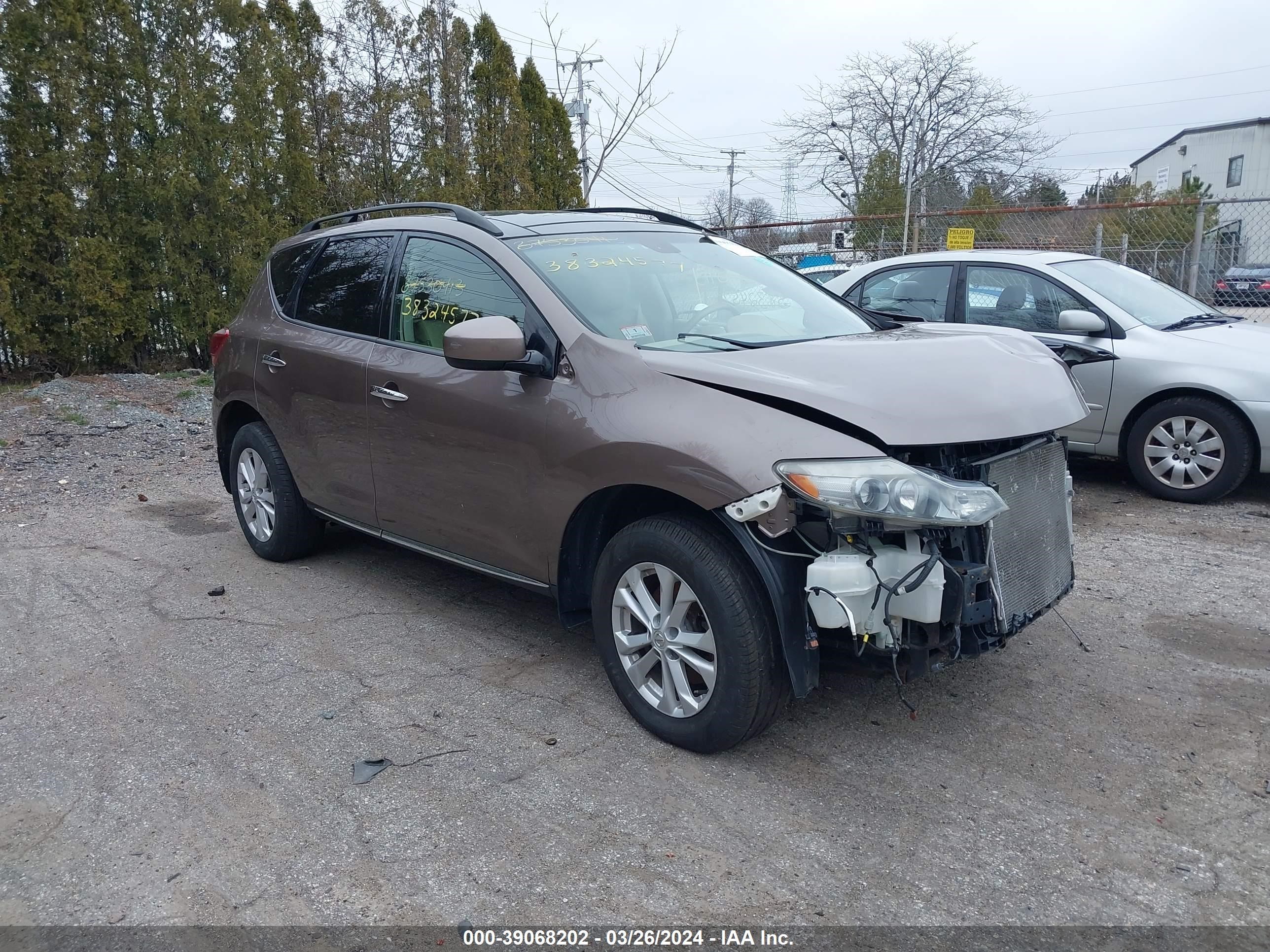 Photo 1 VIN: JN8AZ1MW7CW207635 - NISSAN MURANO 