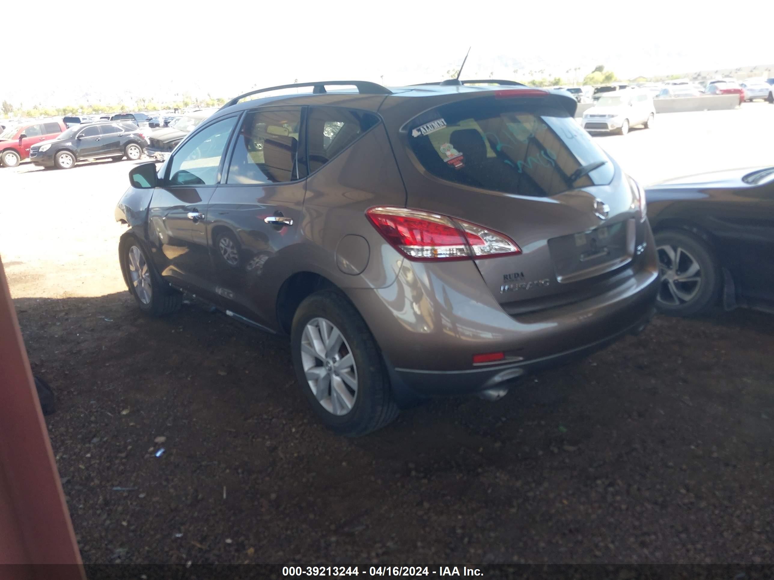 Photo 2 VIN: JN8AZ1MW7CW218506 - NISSAN MURANO 