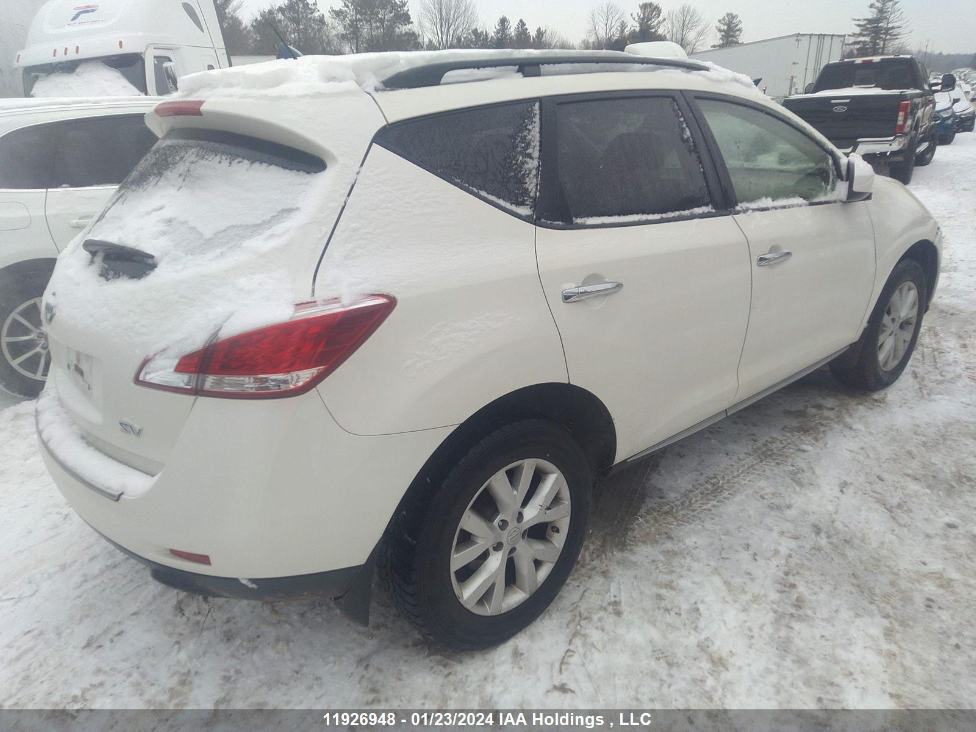 Photo 3 VIN: JN8AZ1MW7EW524527 - NISSAN MURANO 