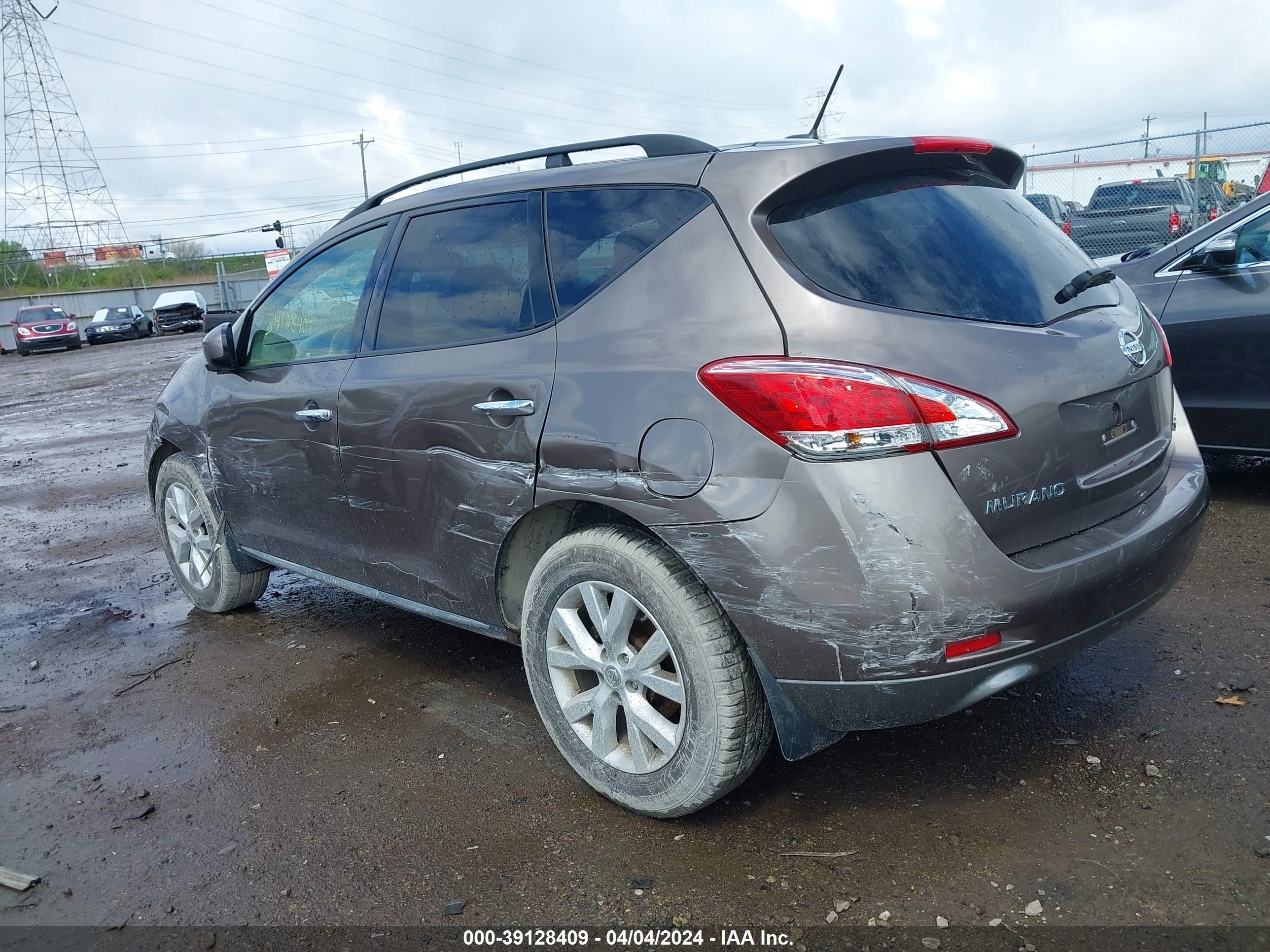 Photo 2 VIN: JN8AZ1MW7EW531882 - NISSAN MURANO 