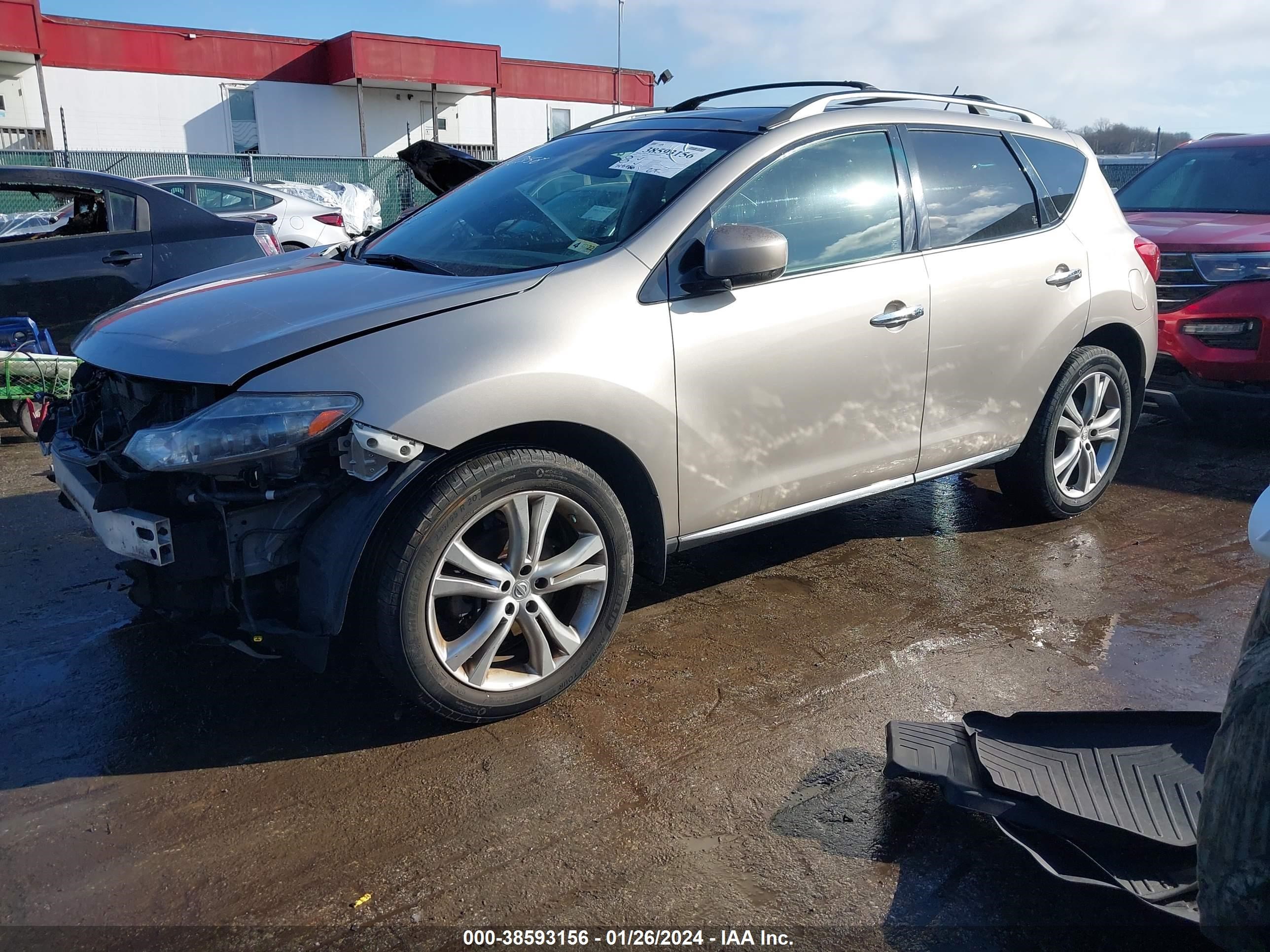 Photo 1 VIN: JN8AZ1MW8AW105743 - NISSAN MURANO 