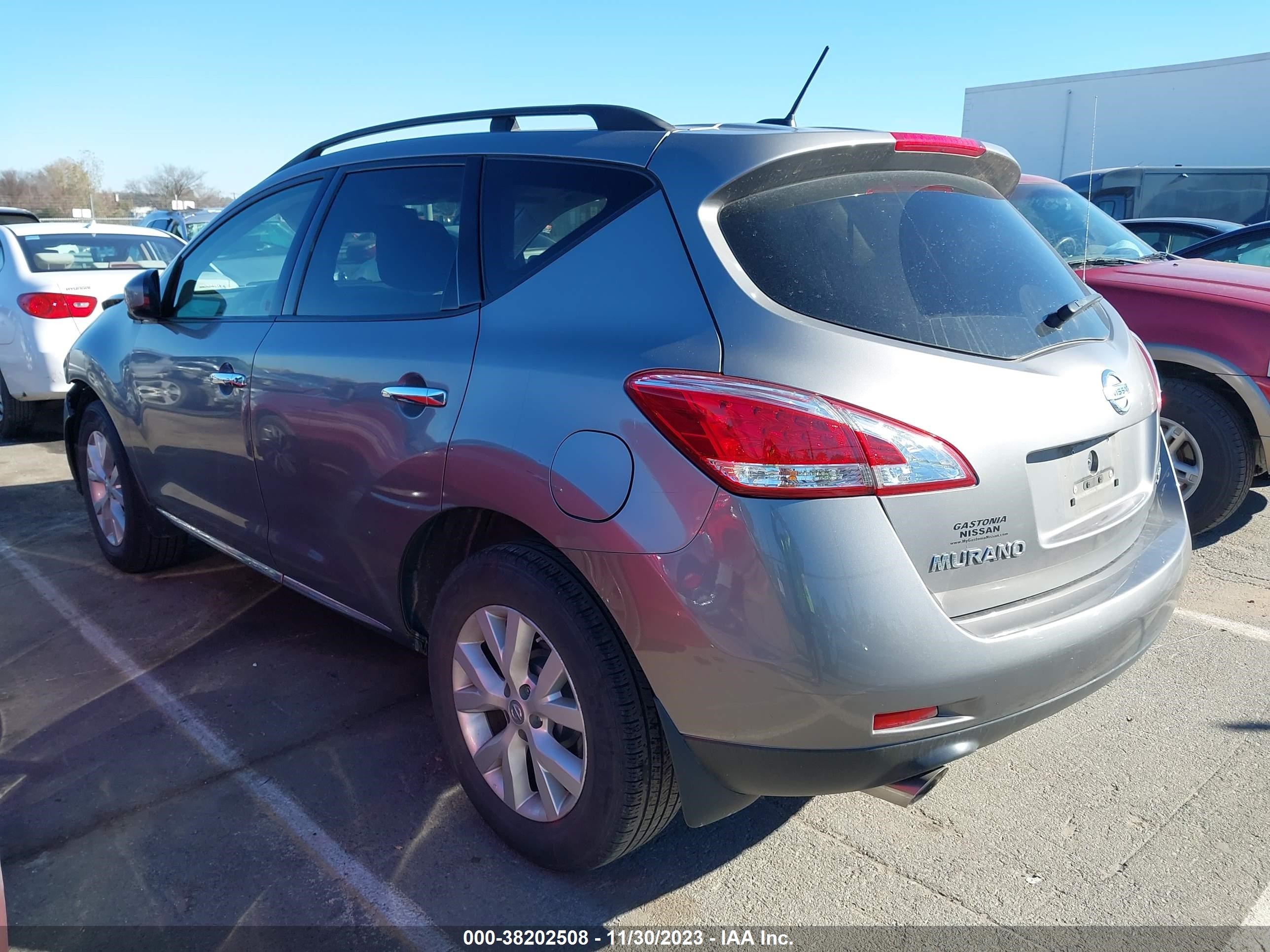 Photo 2 VIN: JN8AZ1MW8CW234794 - NISSAN MURANO 