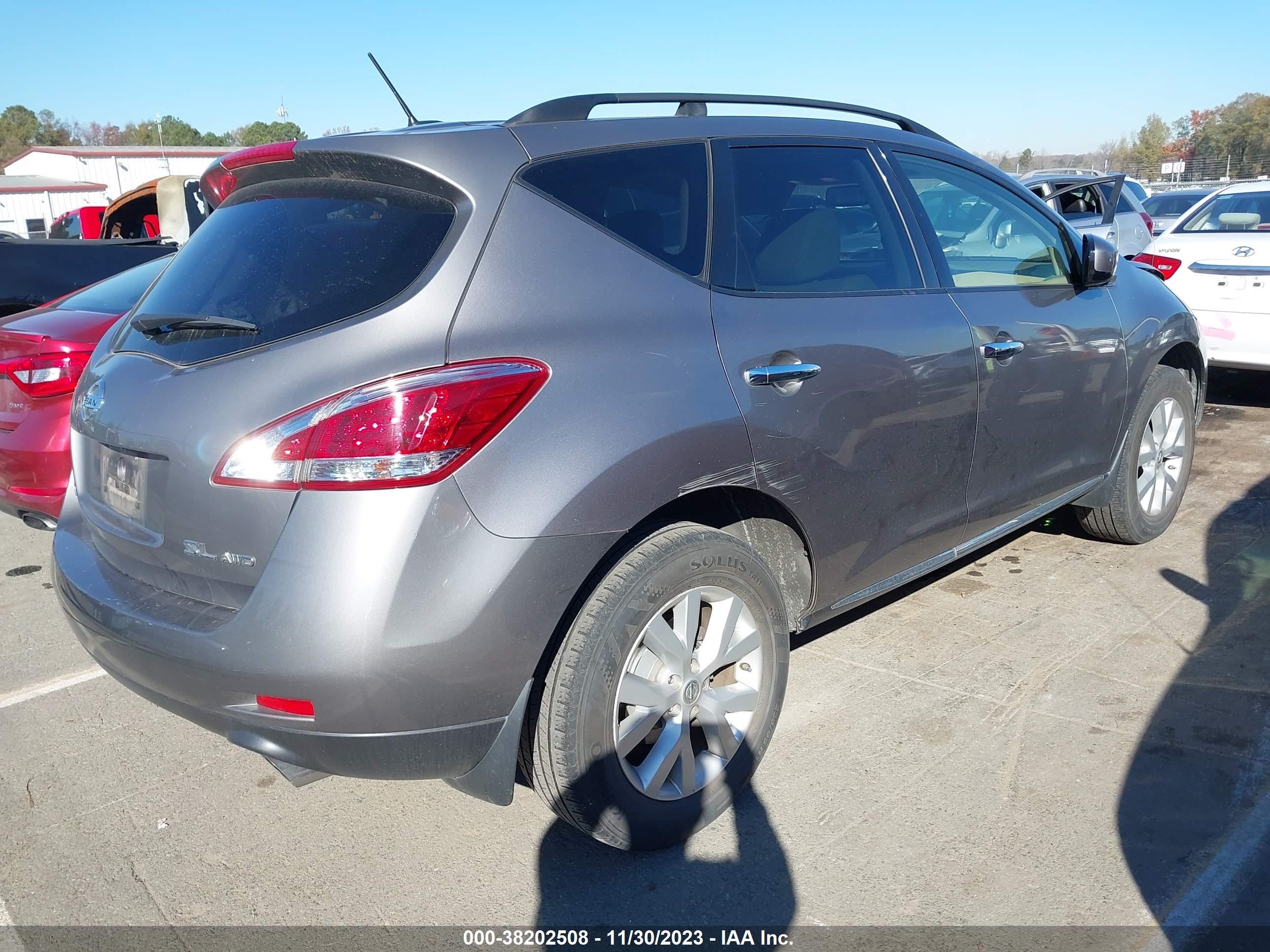 Photo 3 VIN: JN8AZ1MW8CW234794 - NISSAN MURANO 