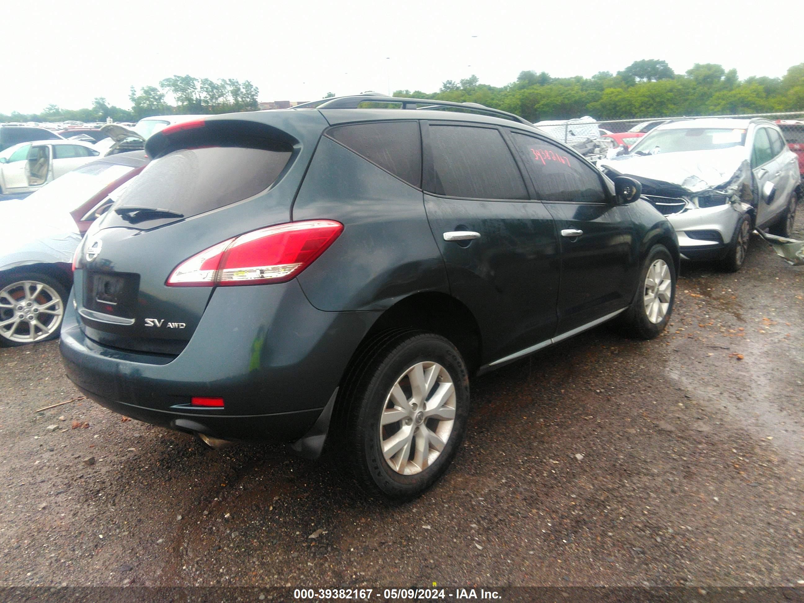 Photo 3 VIN: JN8AZ1MW8DW318583 - NISSAN MURANO 