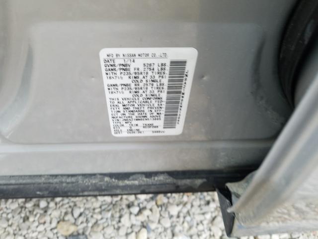 Photo 9 VIN: JN8AZ1MW8EW513665 - NISSAN MURANO S 