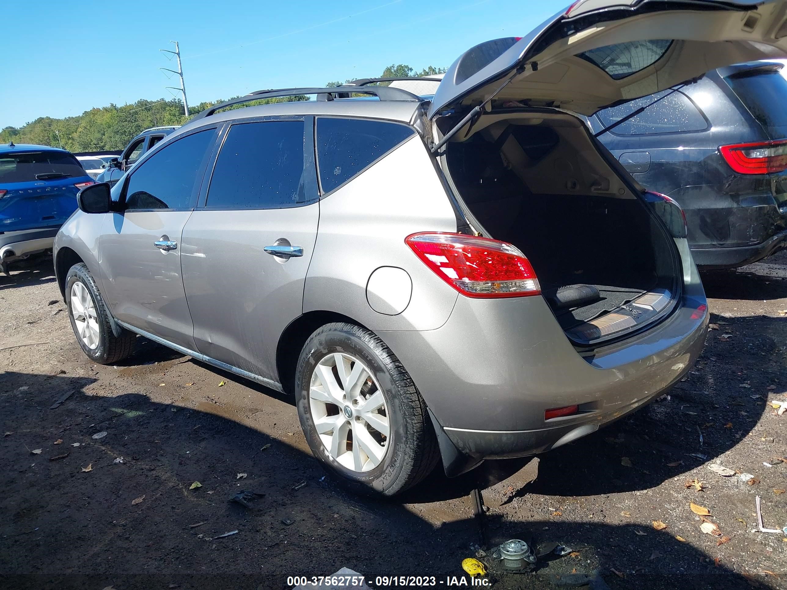 Photo 2 VIN: JN8AZ1MW9BW170800 - NISSAN MURANO 