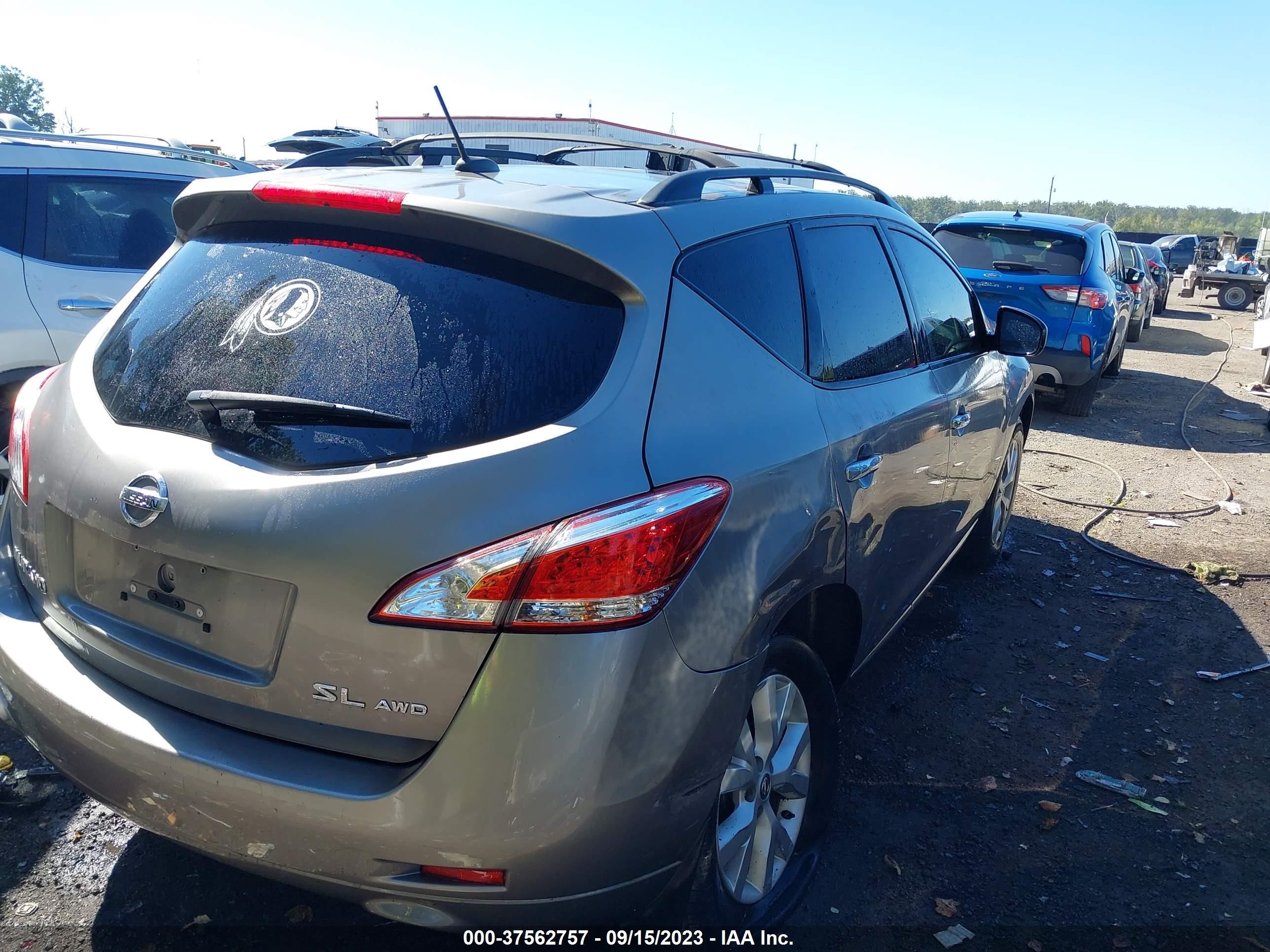 Photo 3 VIN: JN8AZ1MW9BW170800 - NISSAN MURANO 