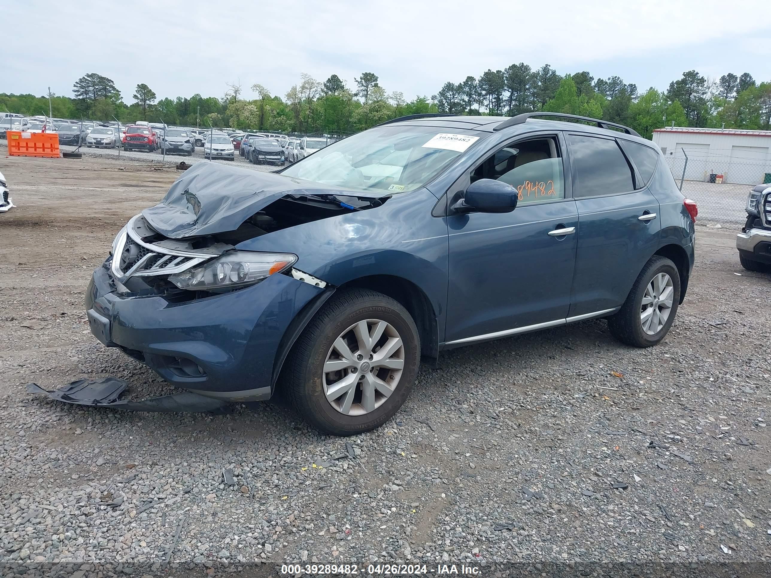 Photo 1 VIN: JN8AZ1MW9CW213971 - NISSAN MURANO 