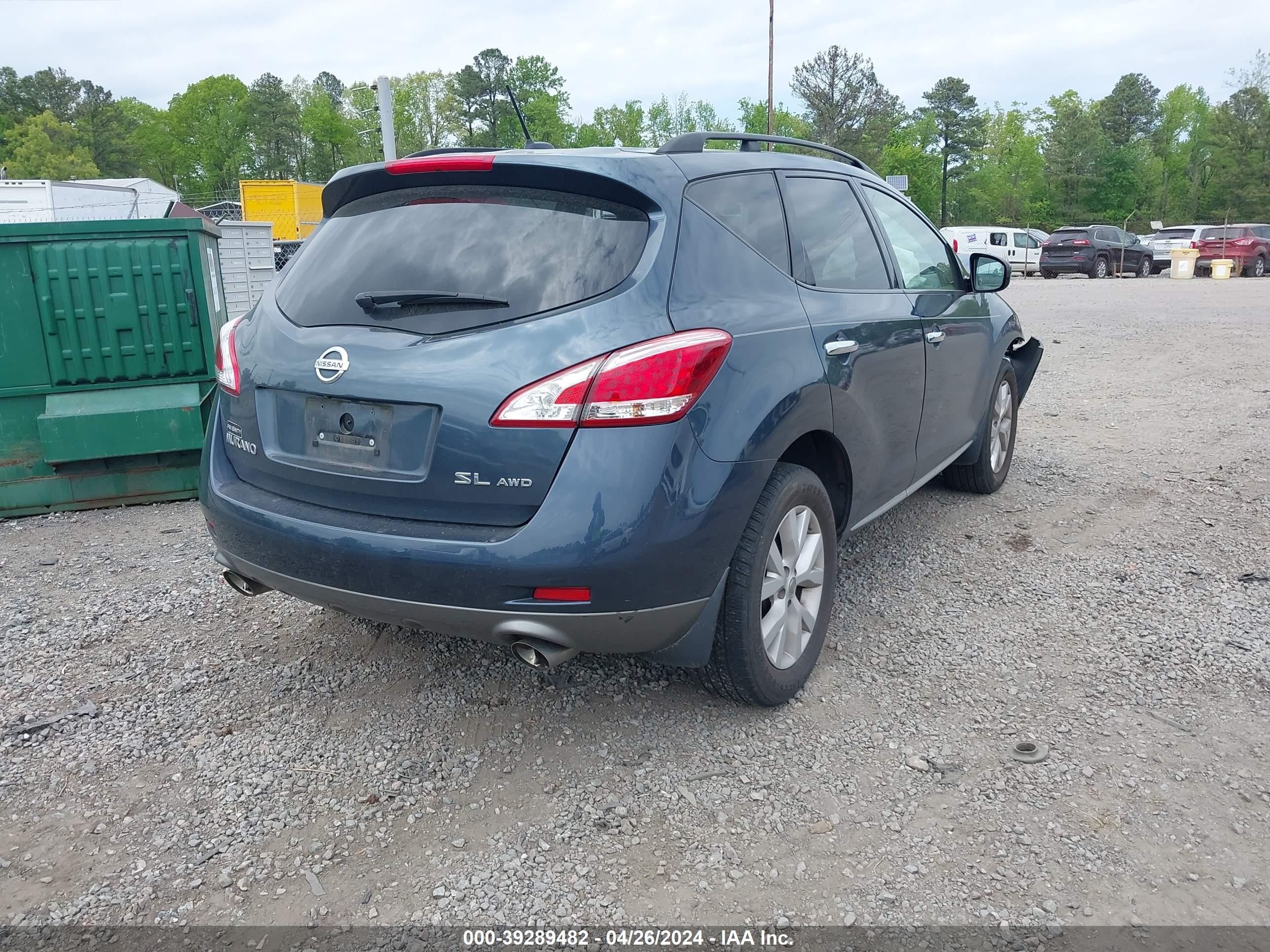 Photo 3 VIN: JN8AZ1MW9CW213971 - NISSAN MURANO 