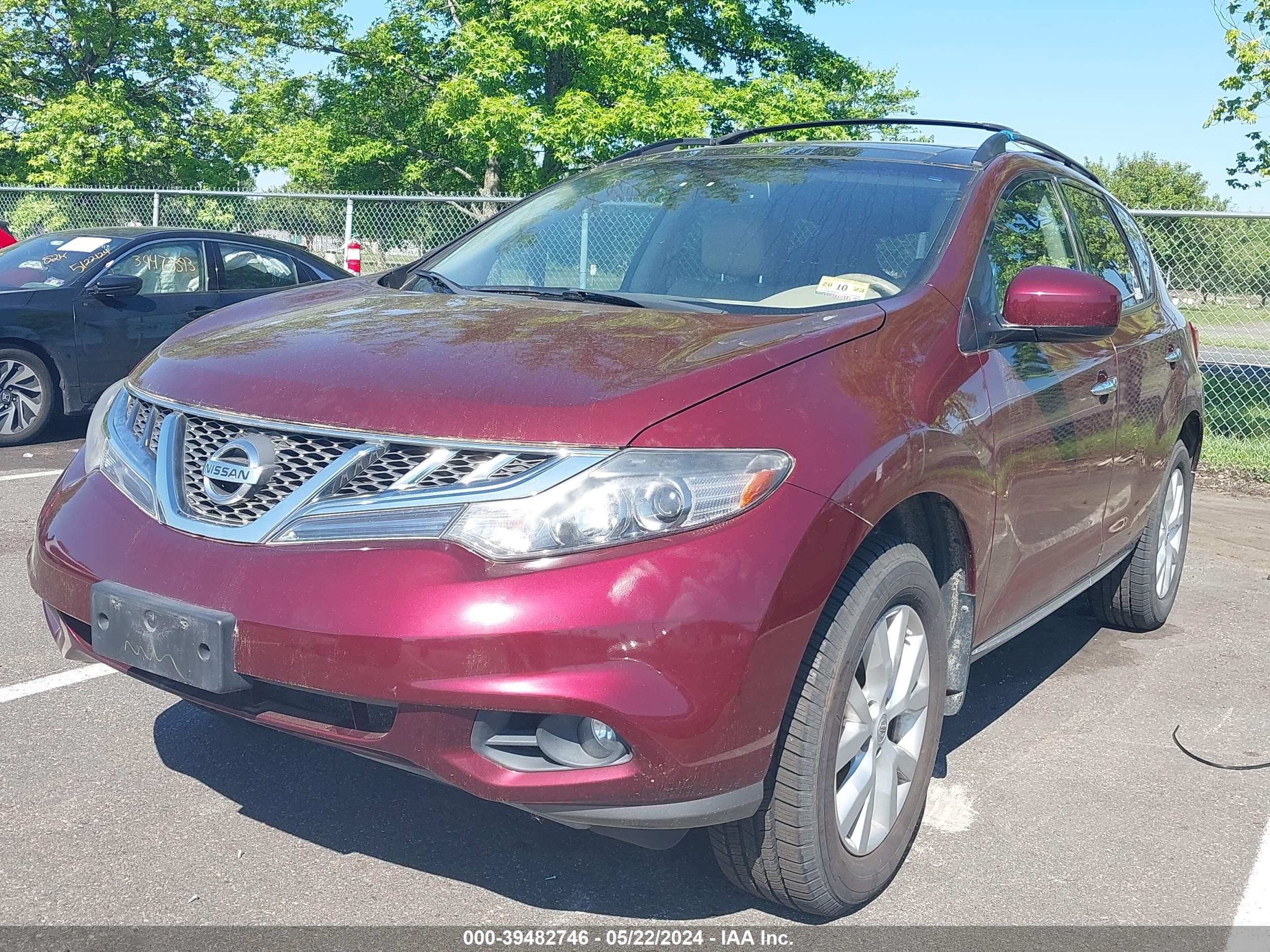 Photo 1 VIN: JN8AZ1MWXCW218998 - NISSAN MURANO 