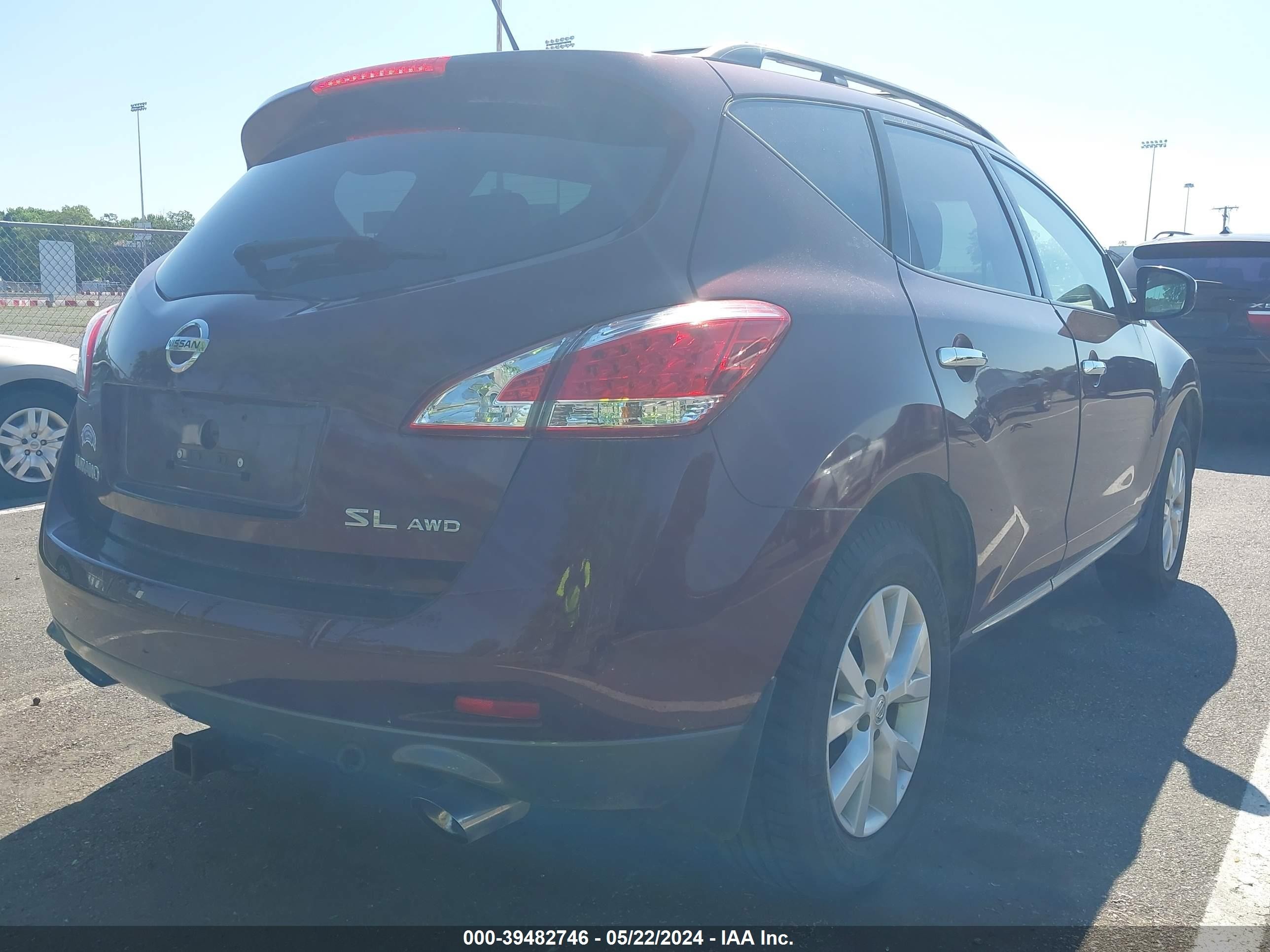 Photo 3 VIN: JN8AZ1MWXCW218998 - NISSAN MURANO 