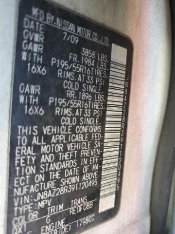 Photo 11 VIN: JN8AZ28R39T120495 - NISSAN CUBE BASE 