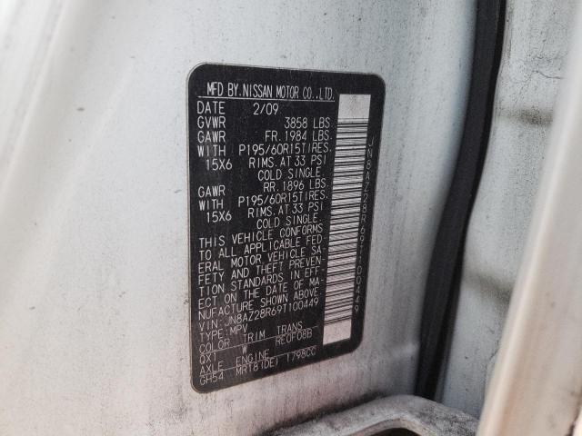 Photo 12 VIN: JN8AZ28R69T100449 - NISSAN CUBE 